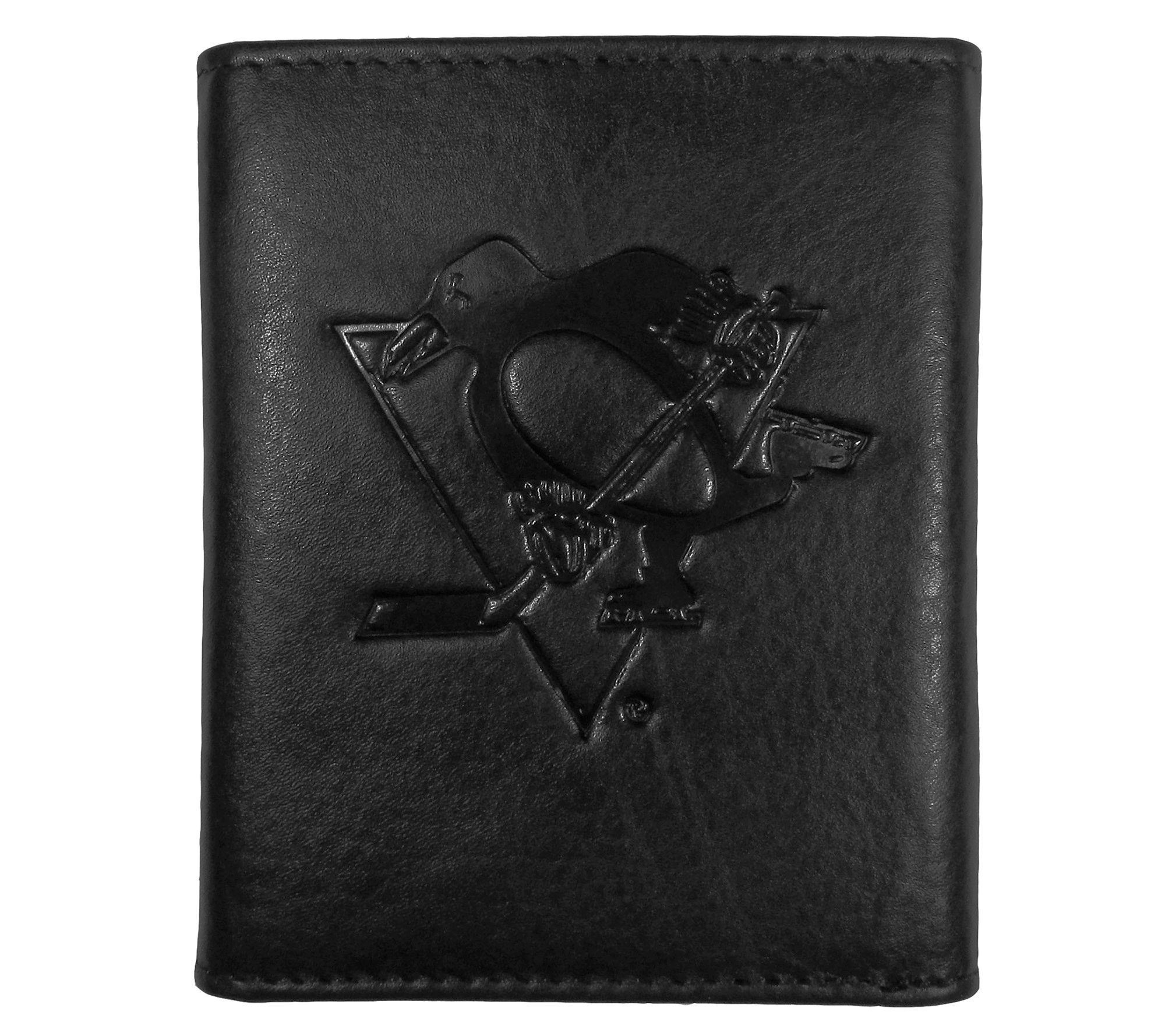 Siskiyou Sports NHL Embossed Leather Tri-fold Wallet