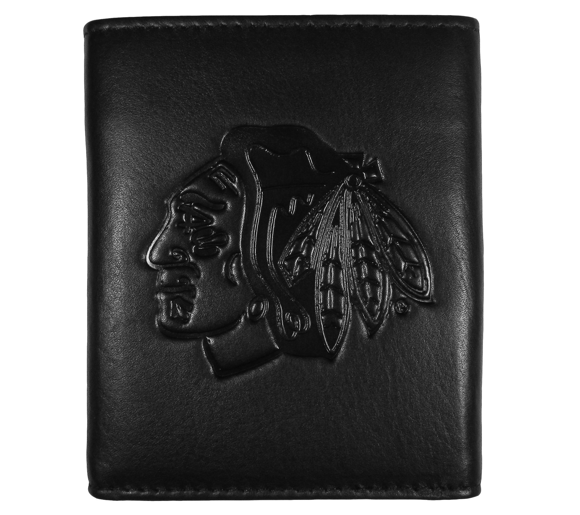 Siskiyou Sports NHL Embossed Leather Tri-fold Wallet
