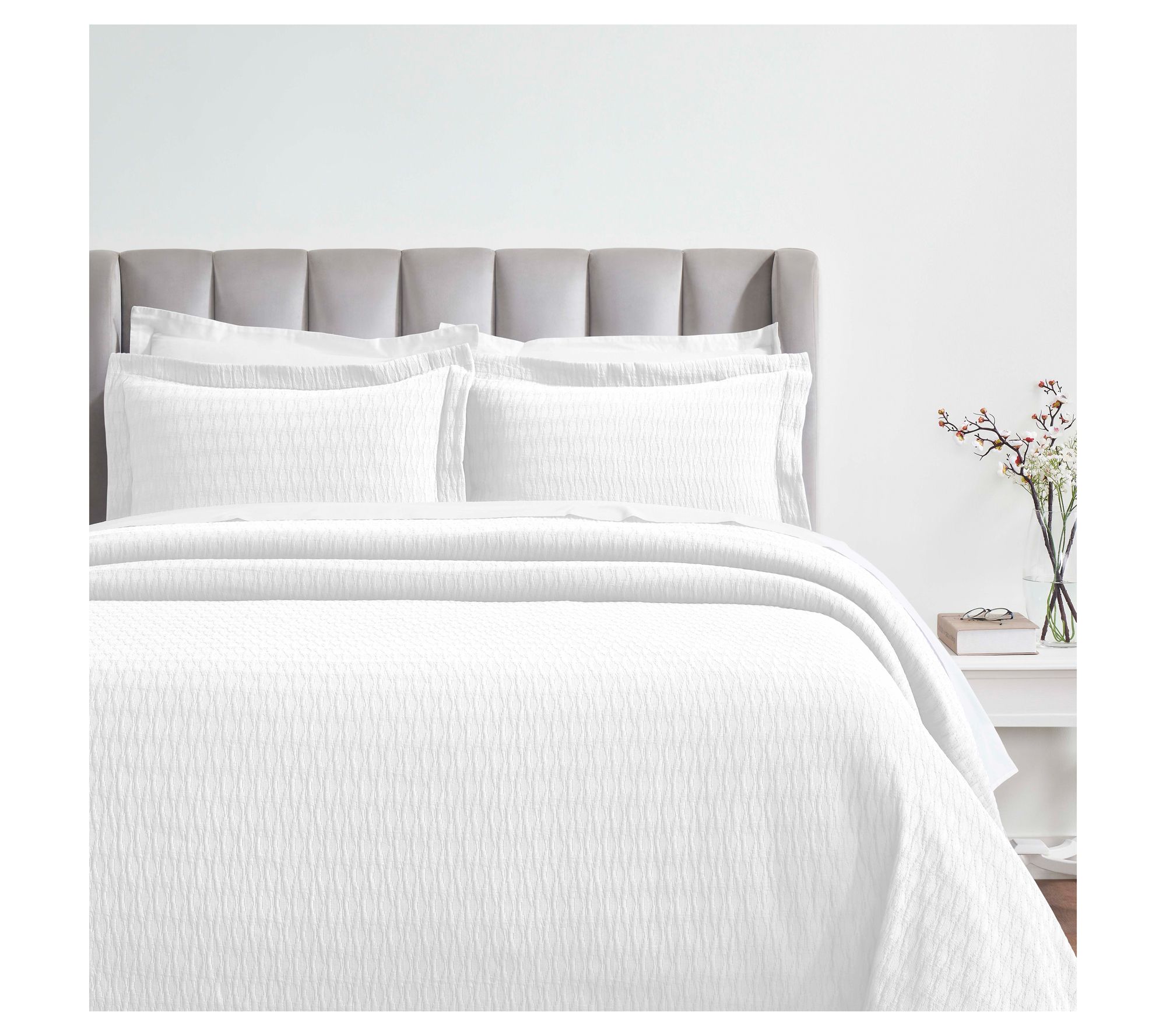 Superior Calvert Cotton Bedspread & Sham Set, Cal King