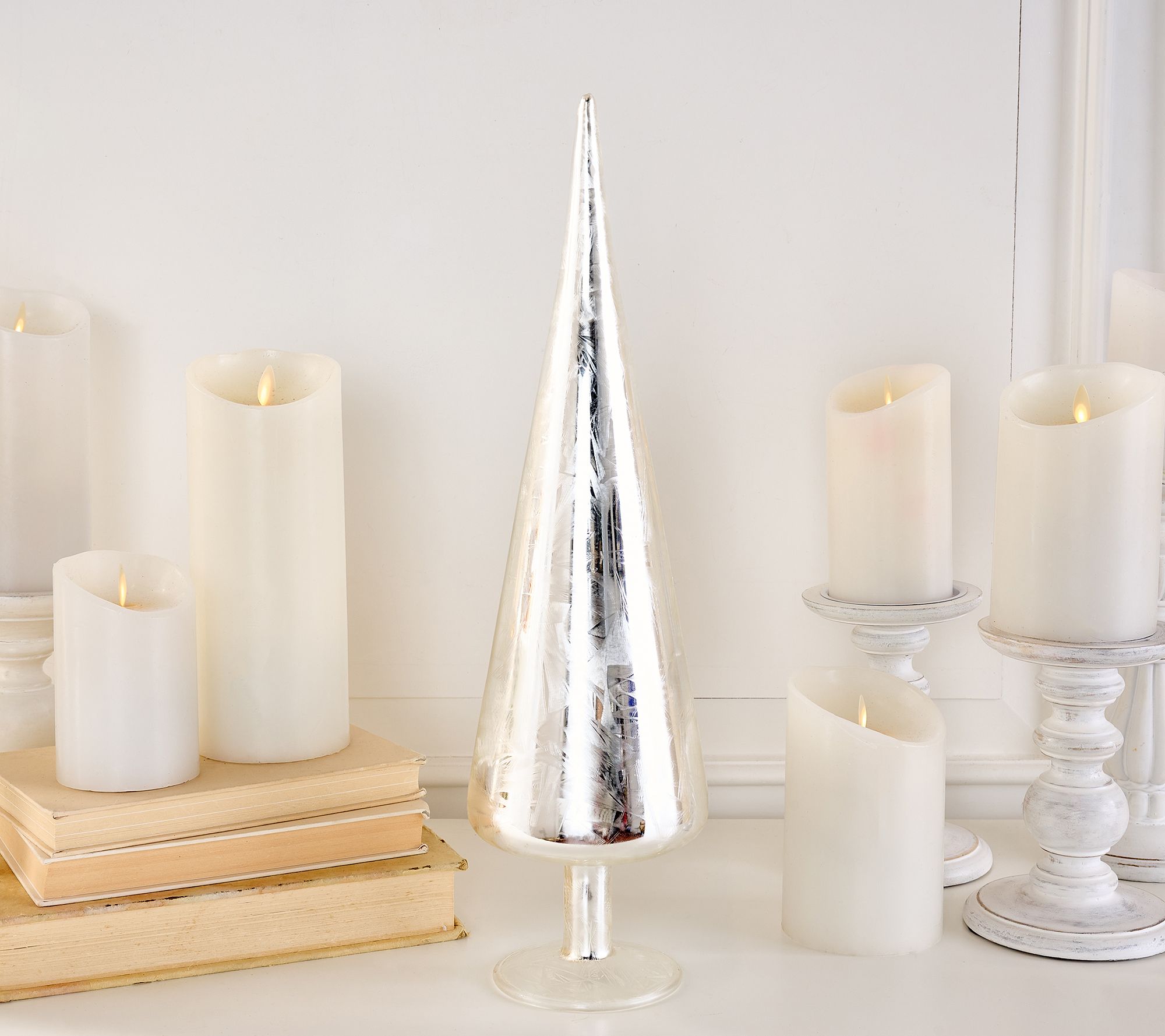 18" Metallic Glass Tree by Lauren McBride