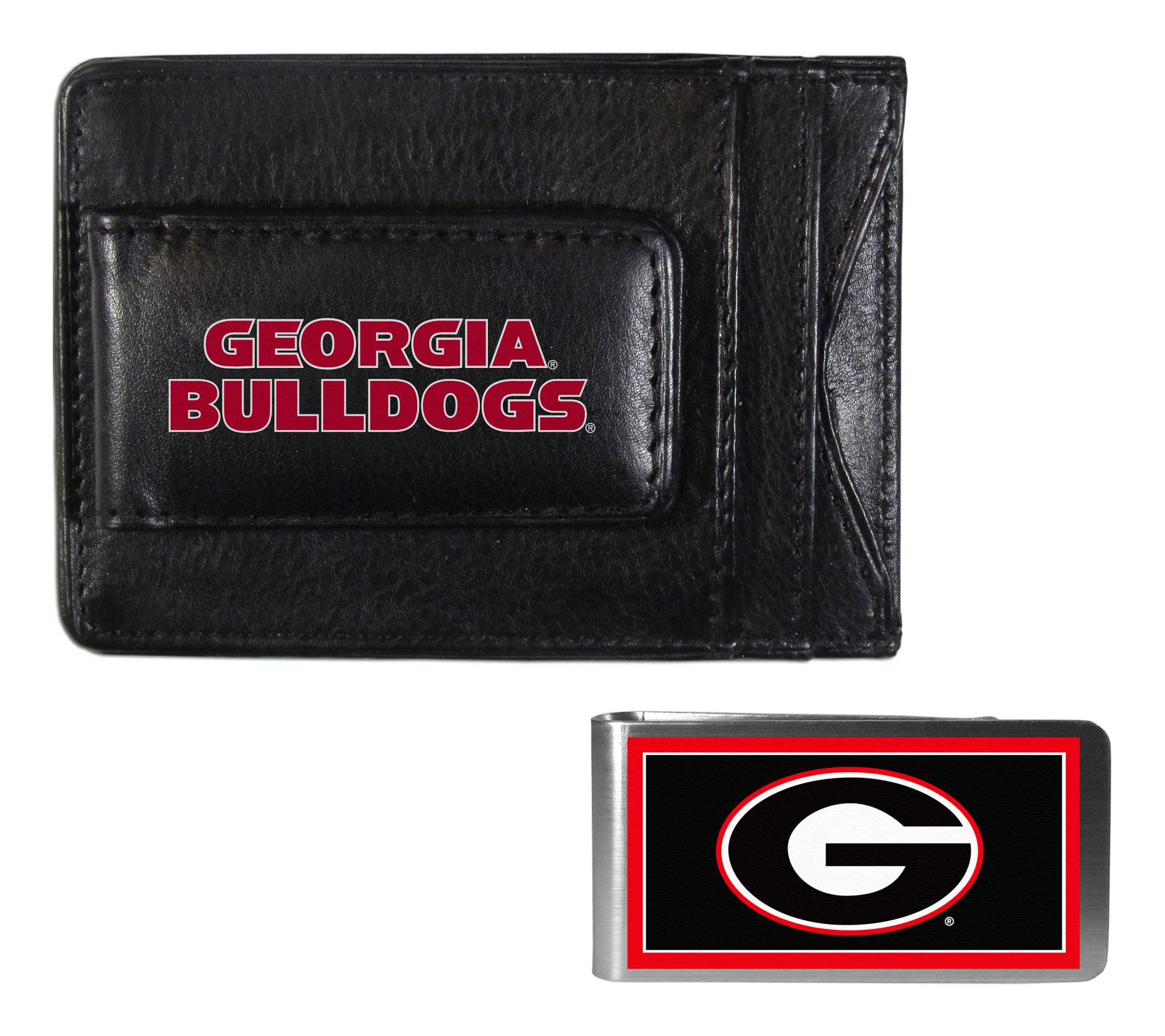 Siskiyou Sports NCAA College Slim Wallet & Color Money Clip