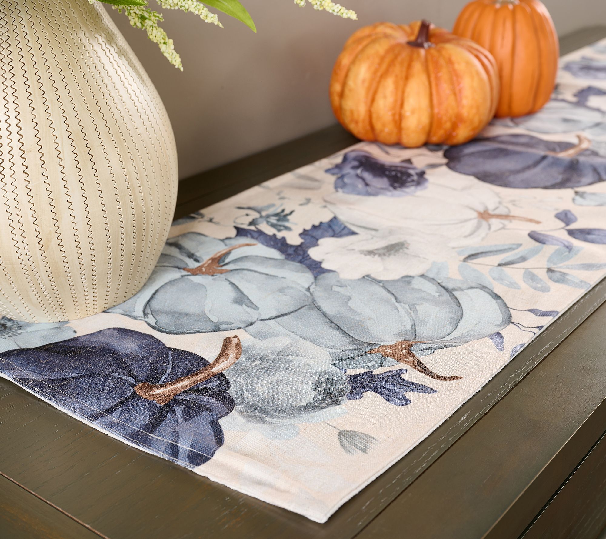 Home Reflections Linen Harvest Table Runner