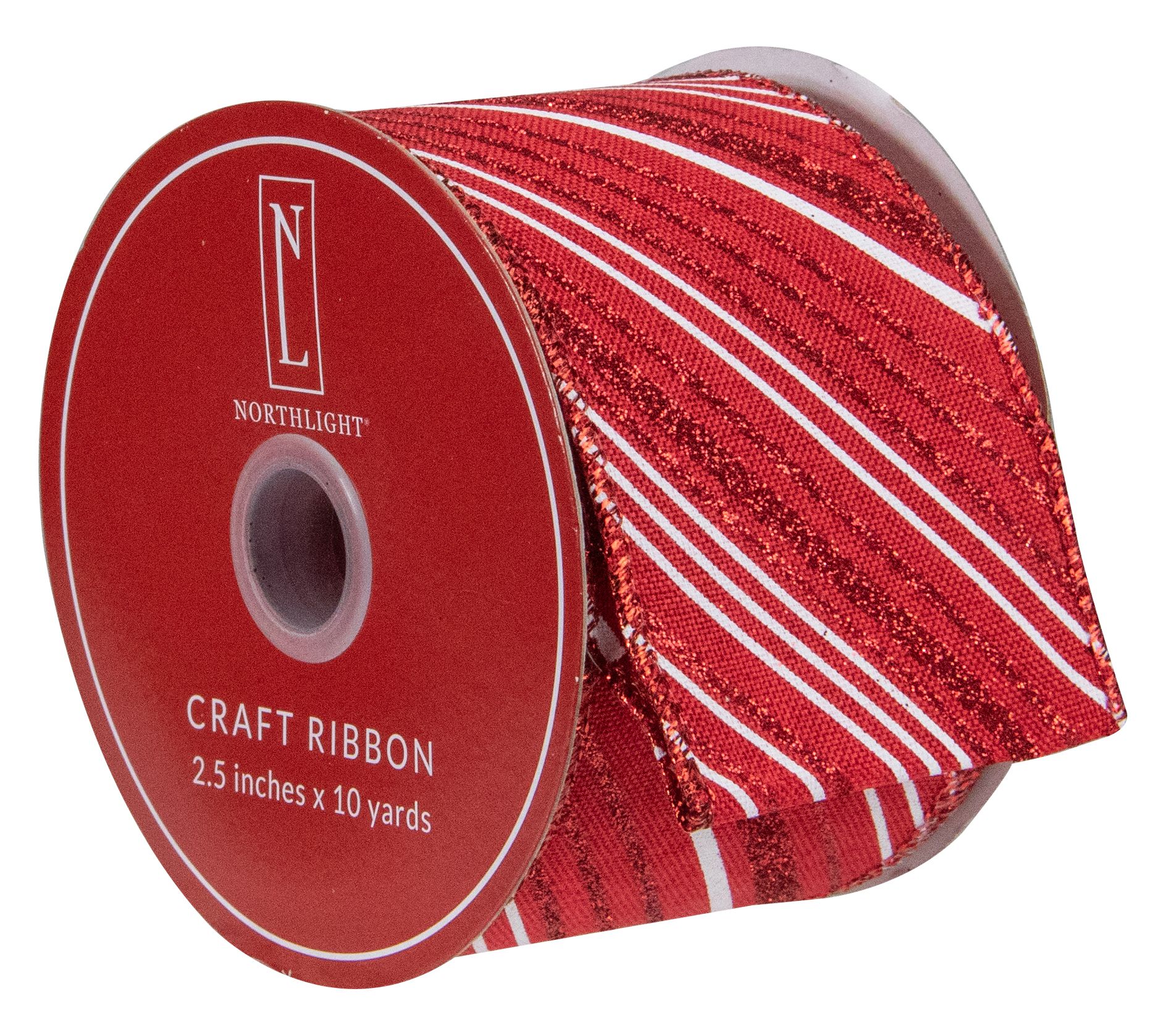 Northlight Christmas Craft Ribbon 2.5" x 10 Yards