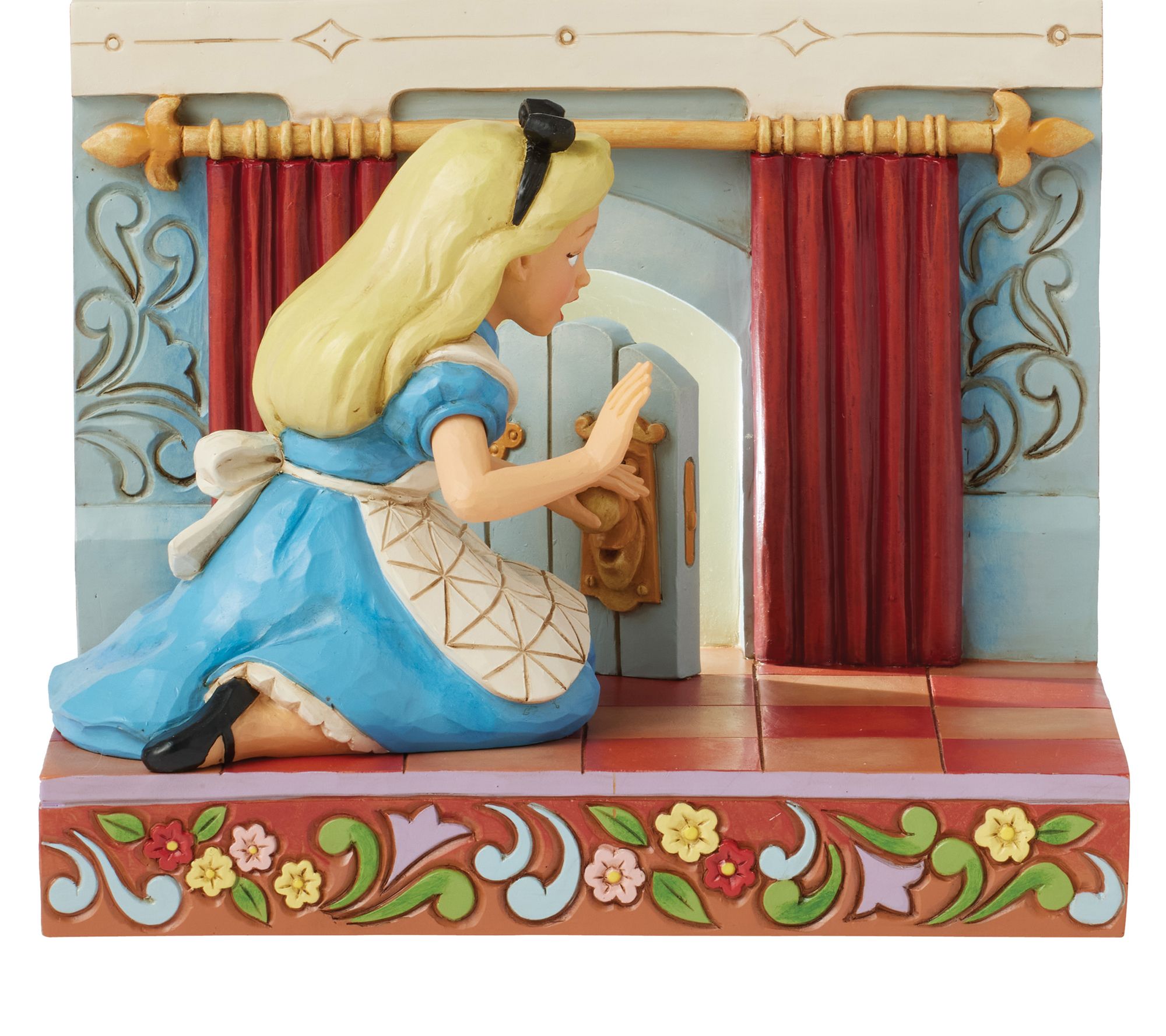 Jim Shore Disney Traditions Alice in WonderlandDoor Lit Fig