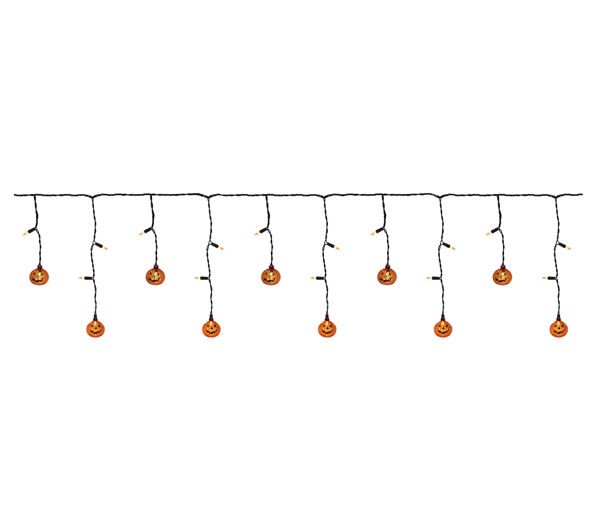 Northlight LED Halloween Curtain Icicle Lights.25' 25ct