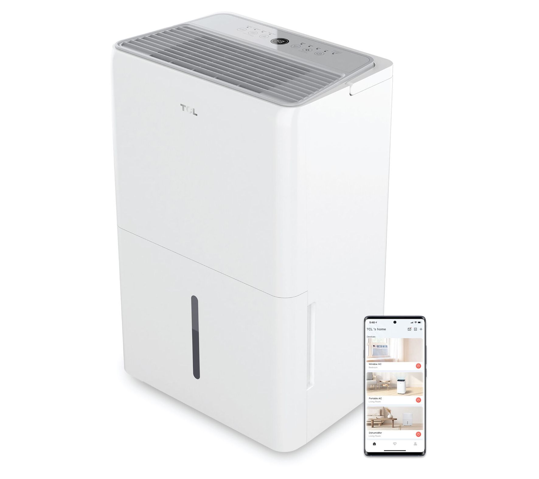 TCL 4,500 Sq. Ft. Smart 50 Pint Dehumidifier