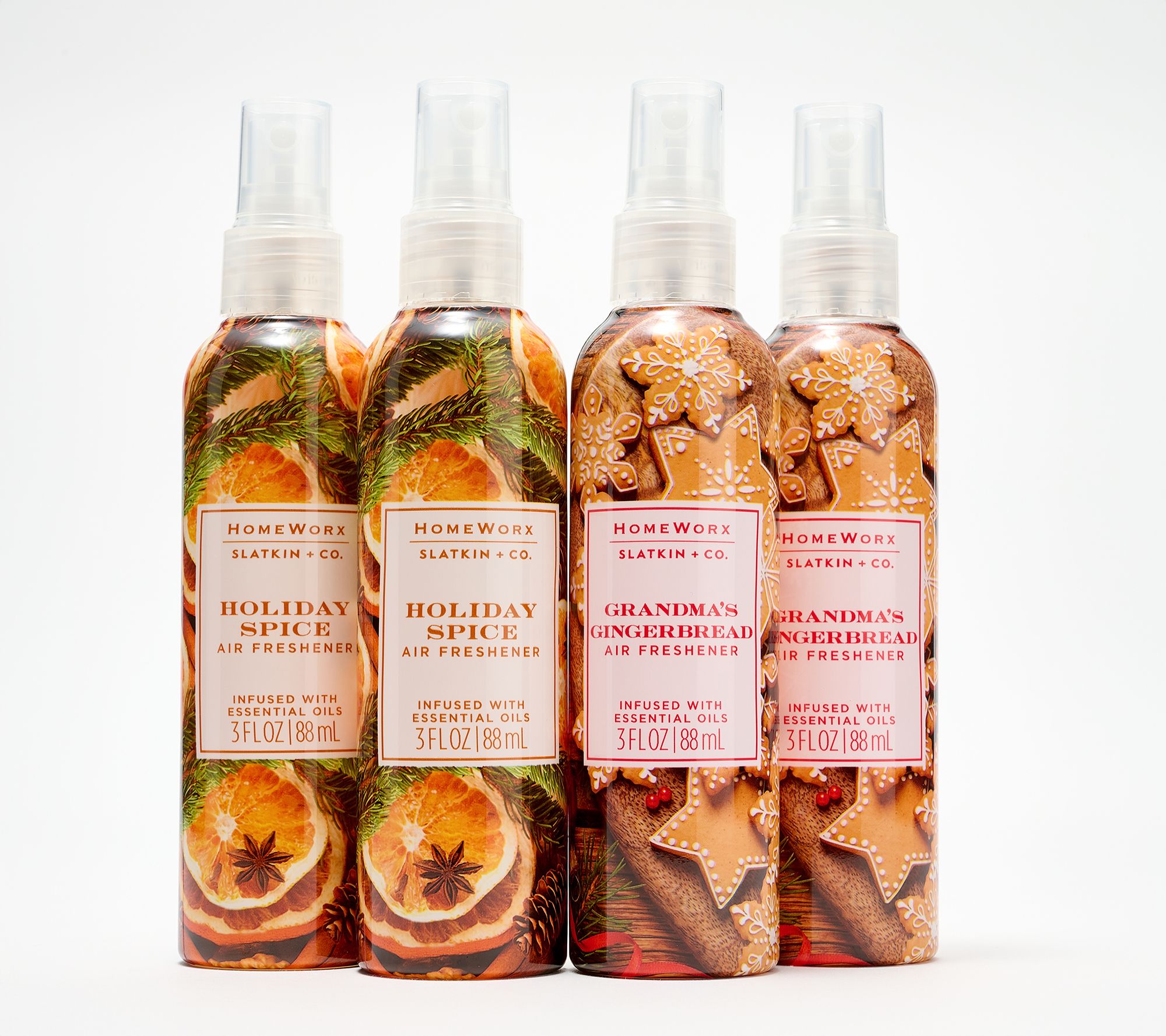 "As Is" HomeWorx by Slatkin + Co. S/4 Travel Size Air Freshener