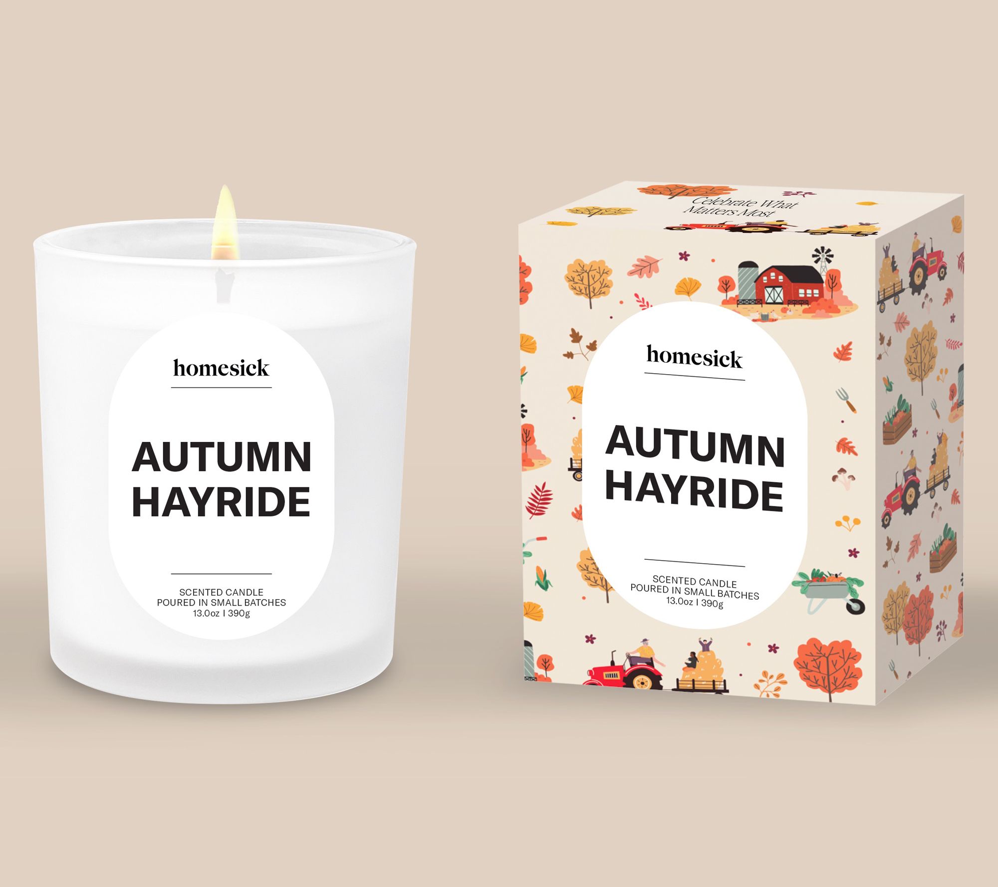 Homesick Autumn Hayride Candle