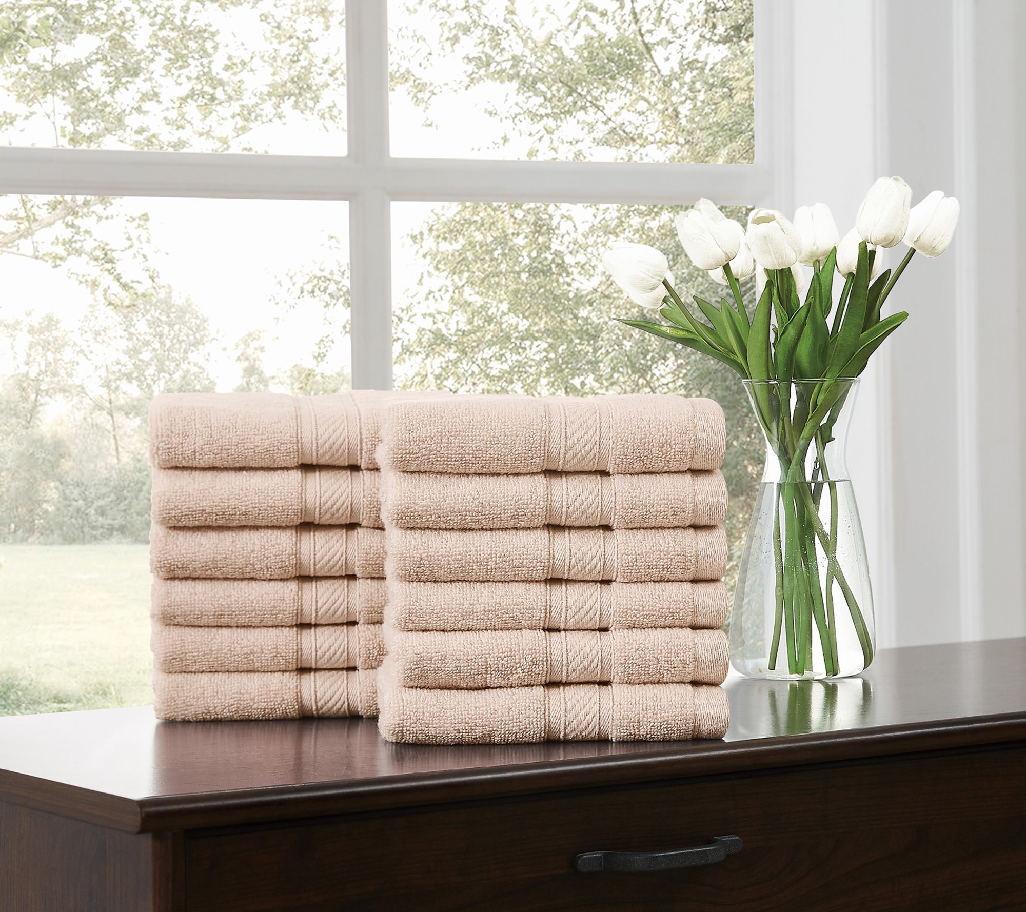 Royal Velvet Regal Plush 12-Piece Wash Cloth