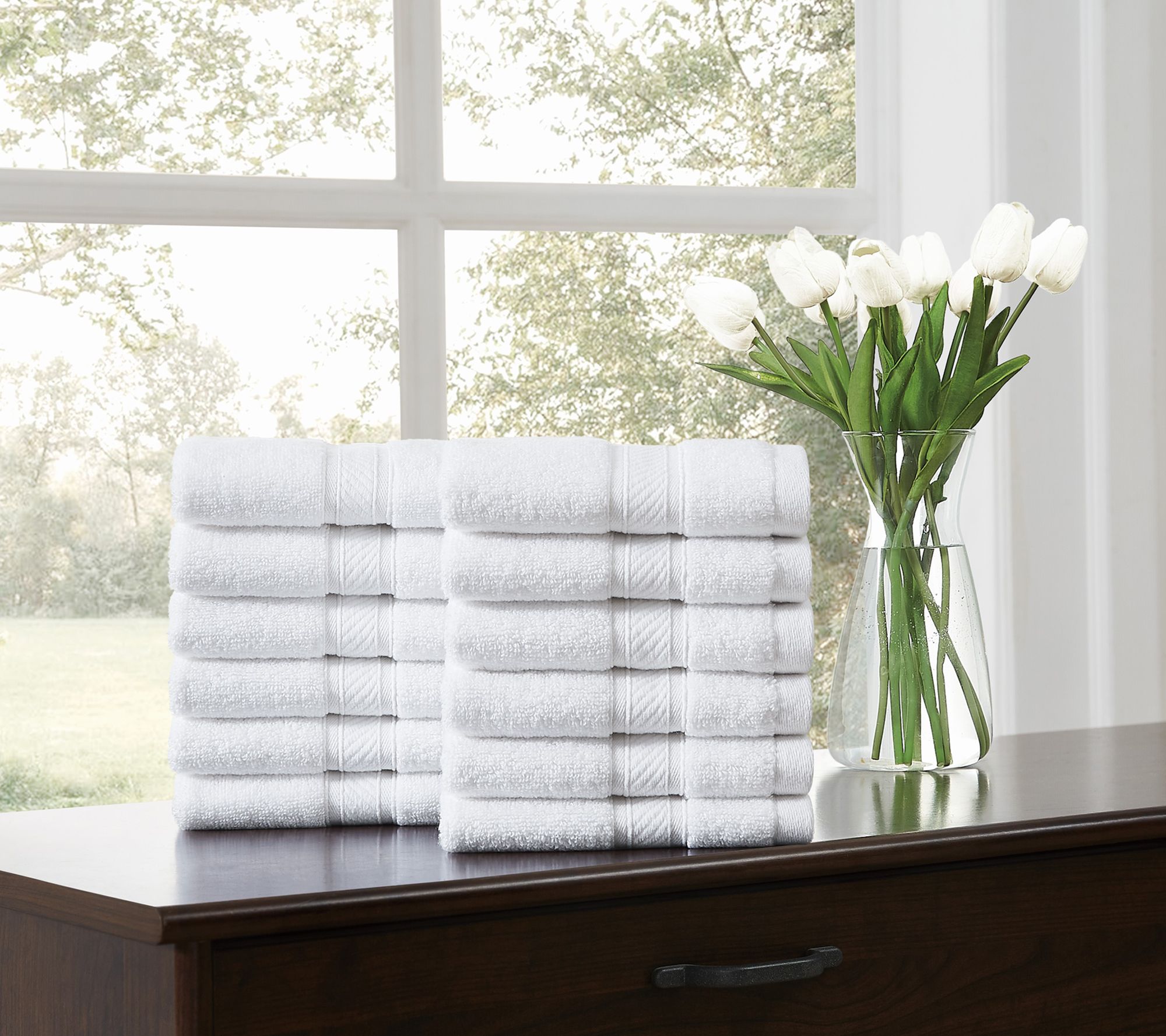 Royal Velvet Regal Plush 12-Piece Wash Cloth