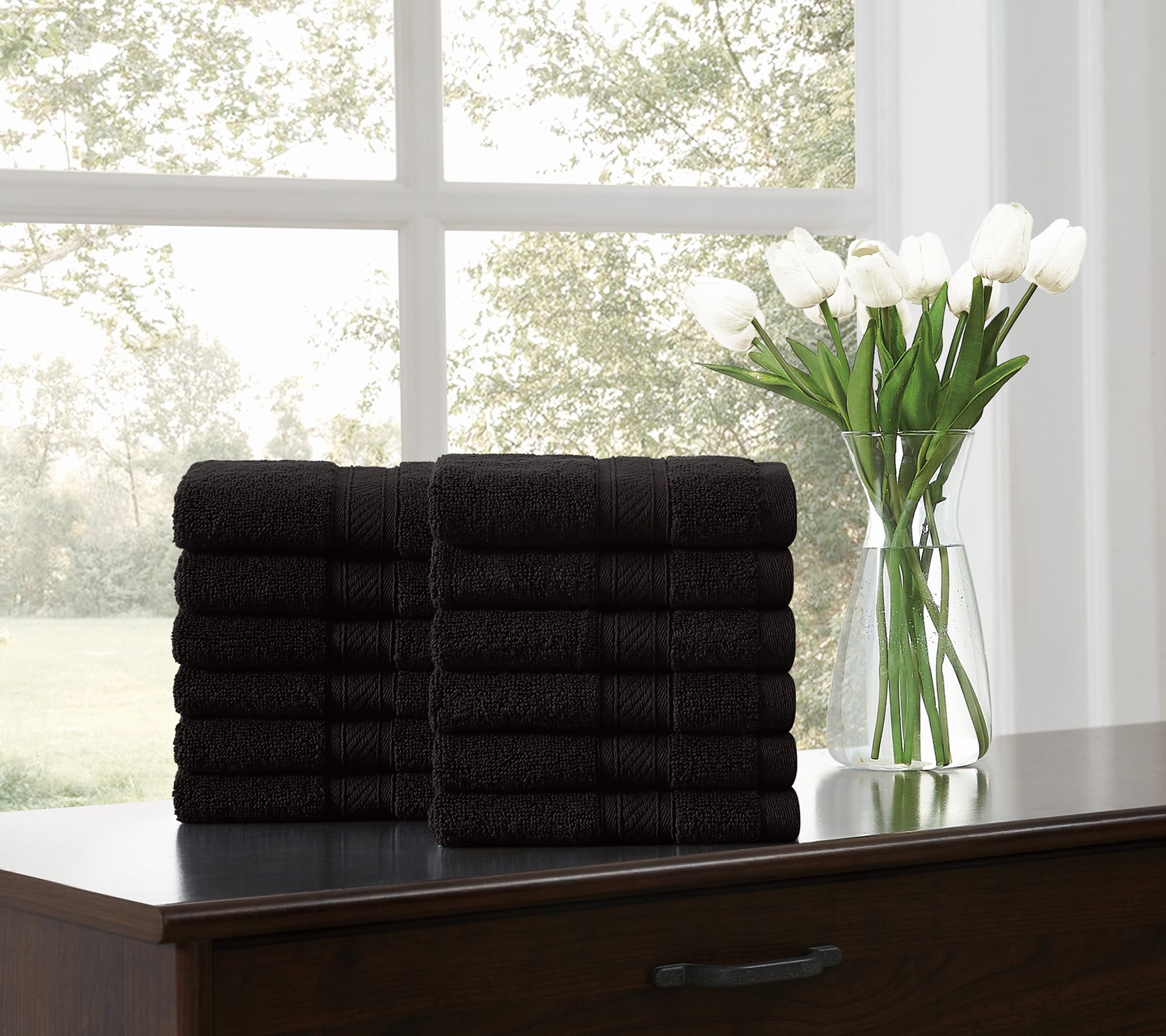 Royal Velvet Regal Plush 12-Piece Wash Cloth