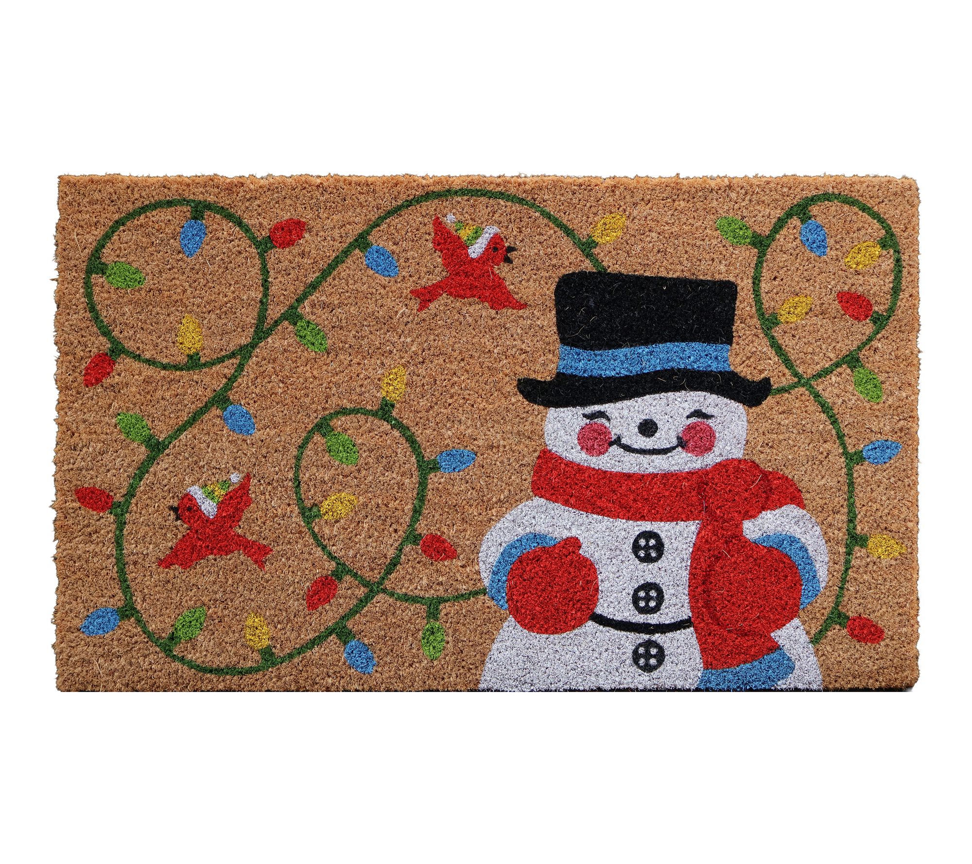 Temp-tations Holiday 18" x 30" Coir Door Mat