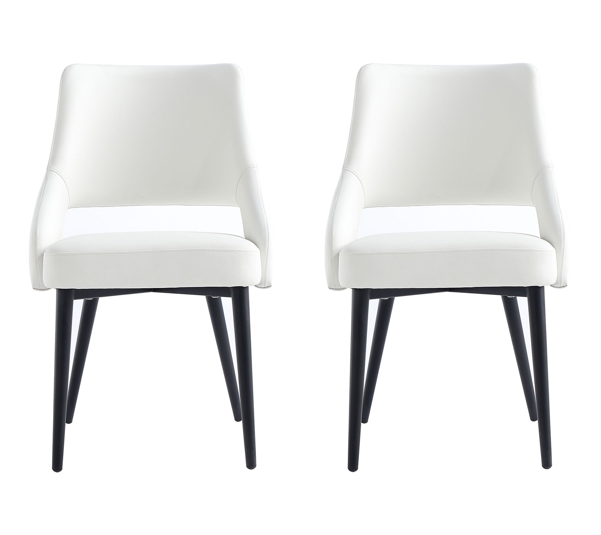 Manhattan Comfort Tremont Vegan Leather DiningChair- Set of 2