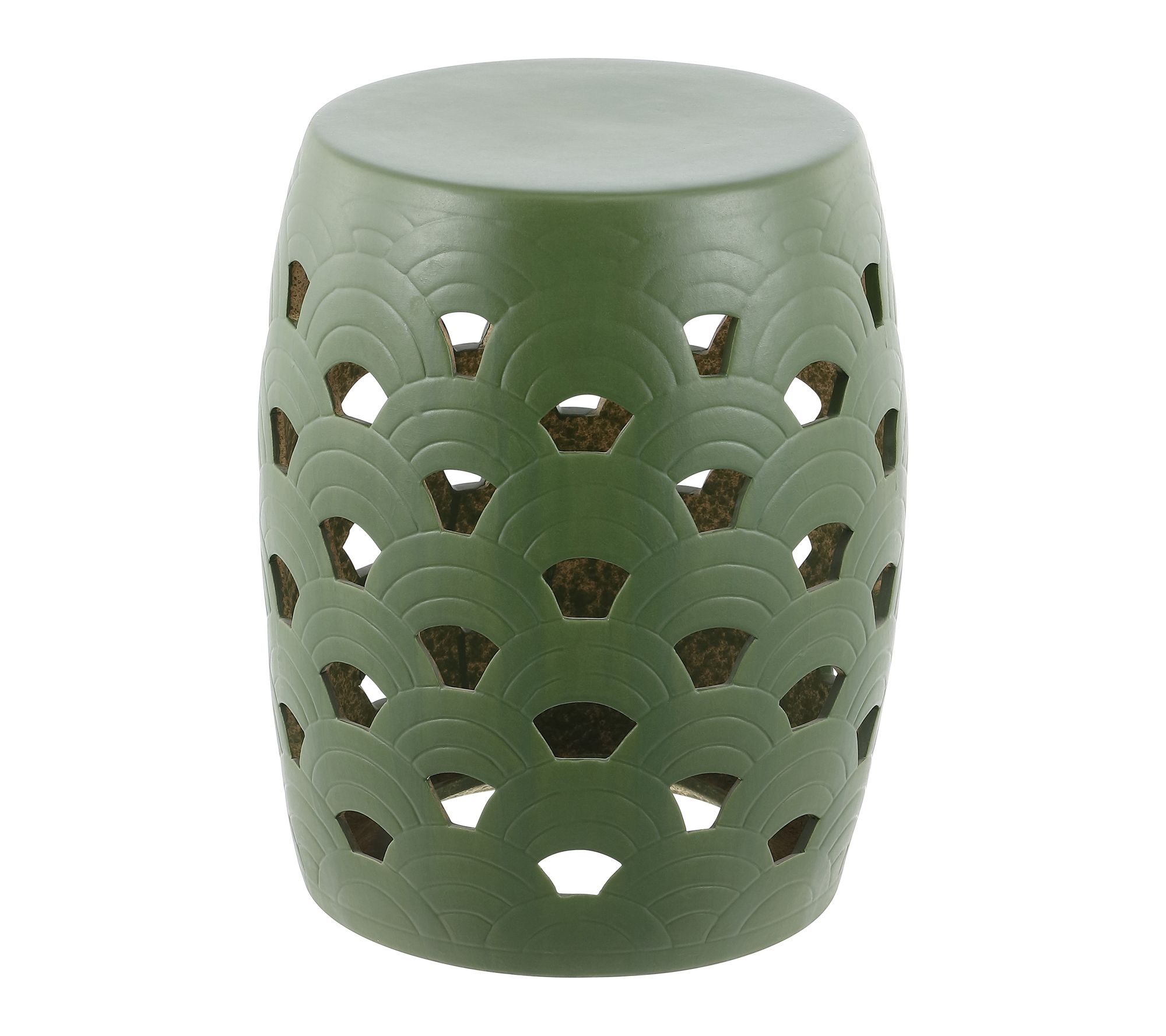 Amaissa, 15 Inch, Ceramic Garden Stool by Valerie