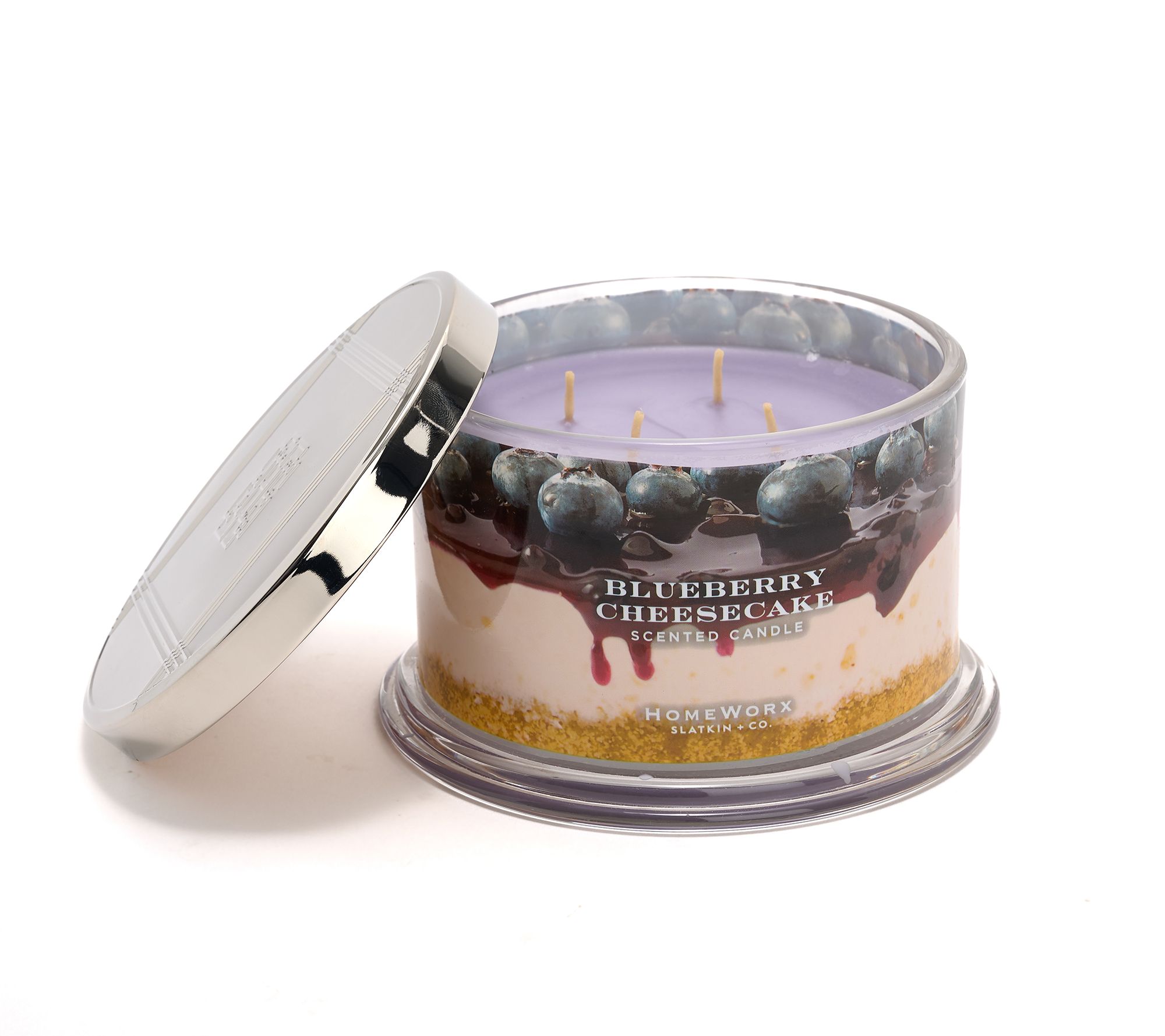 "As Is" HomeWorx by Slatkin + Co. 18oz Blueberry Cheesecake