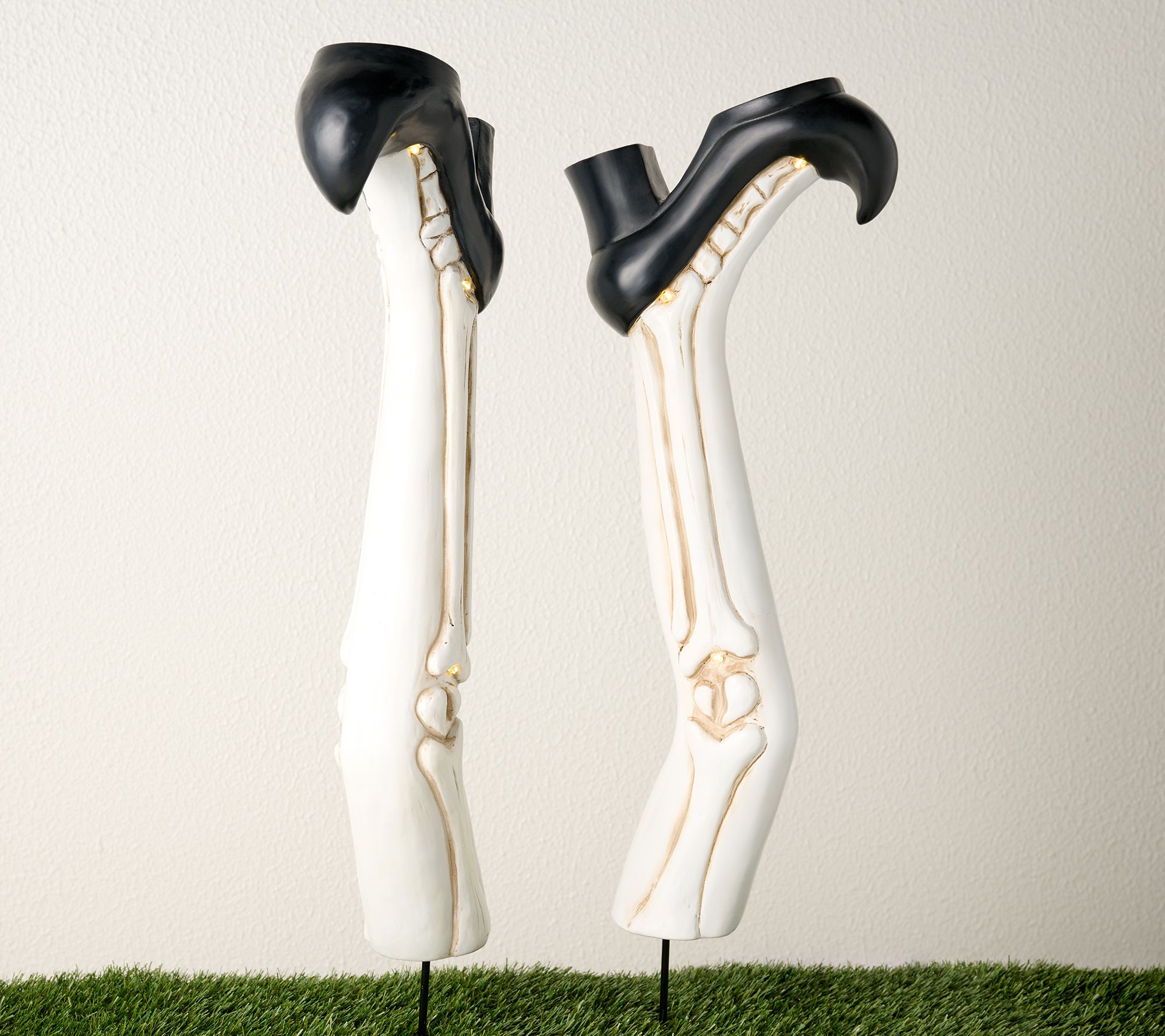 Hay & Harvest Lawn Halloween Witches Legs