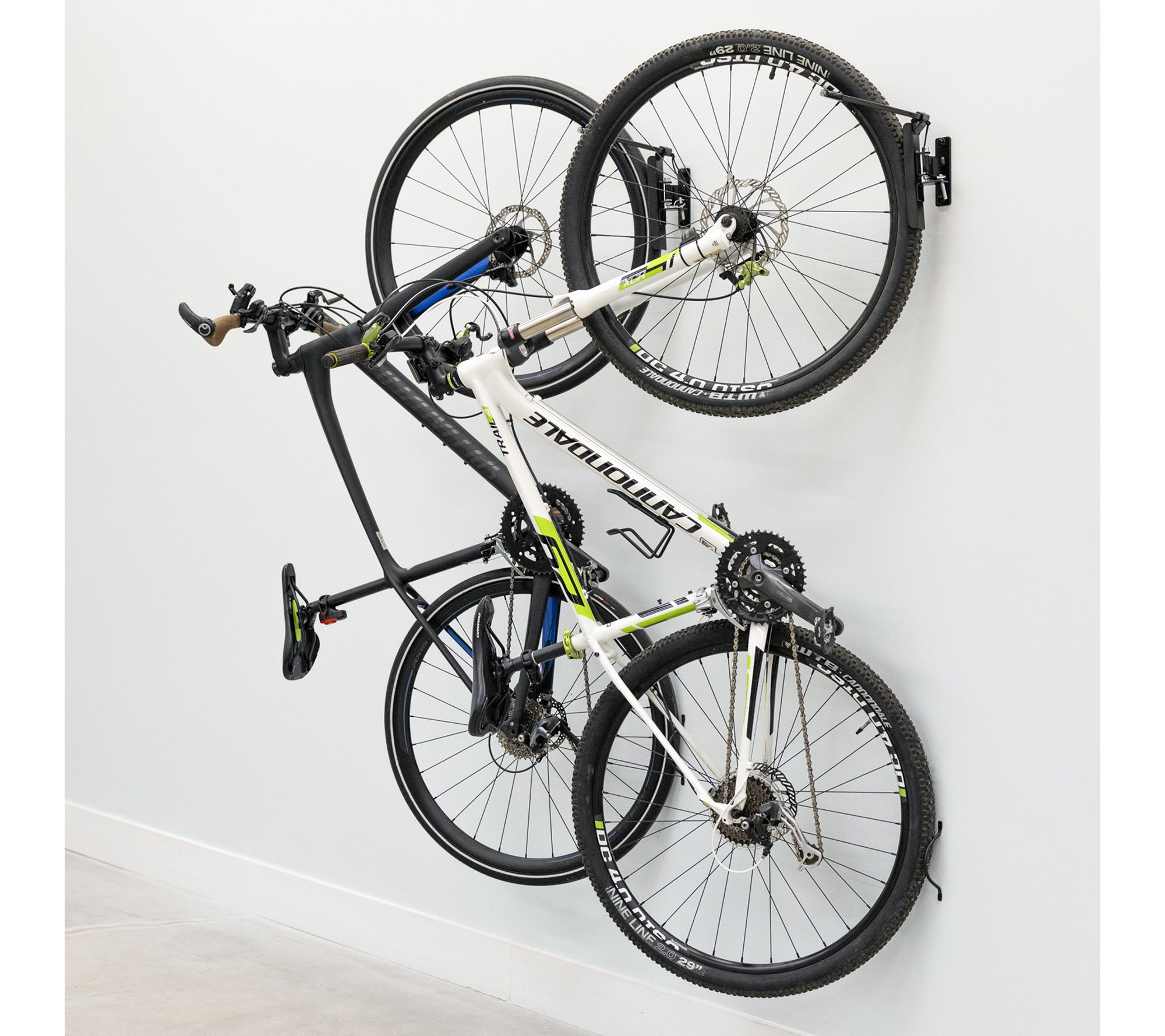 StoreYour Swivel Mount Bike Rack - 2 Bicycle Wall Hooks