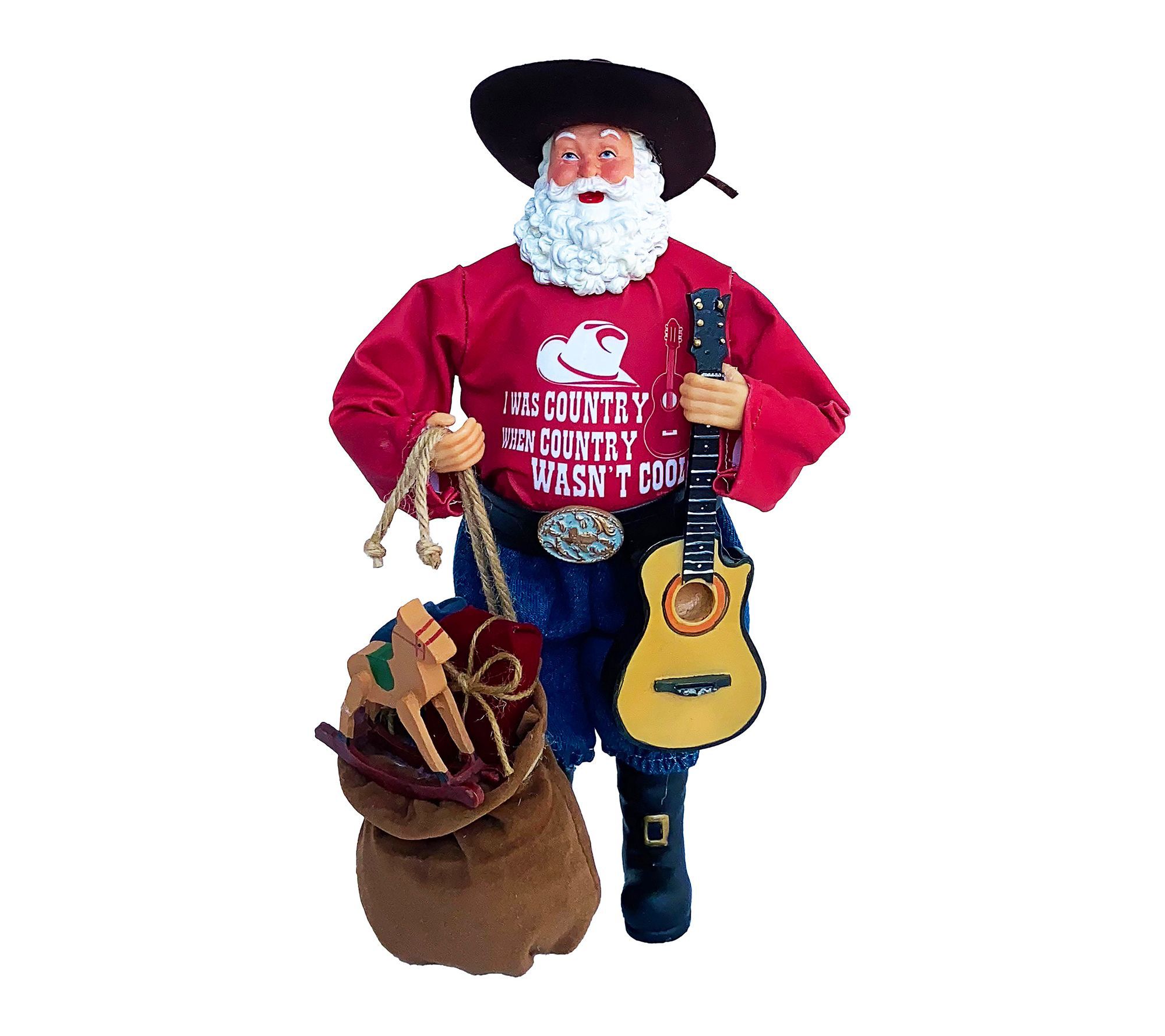 Santa's Workshop, Inc 12" When Country Wasn't Cool Claus