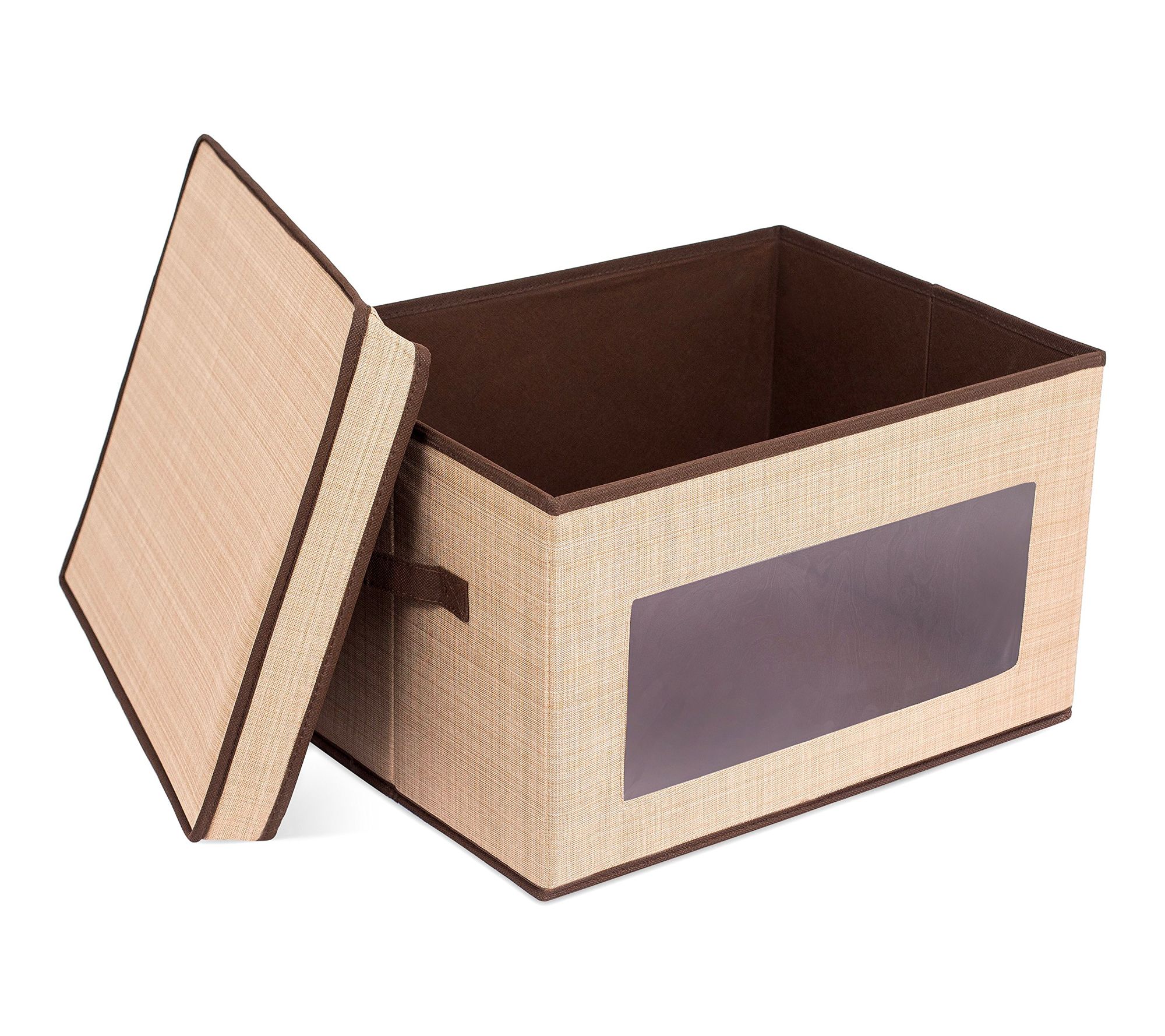 BirdRock Home Storage Box Bin Basket Container with Lid