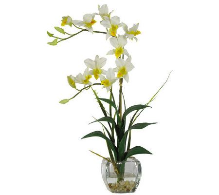 Dendrobium Flower Arrangement by Nearly Natural