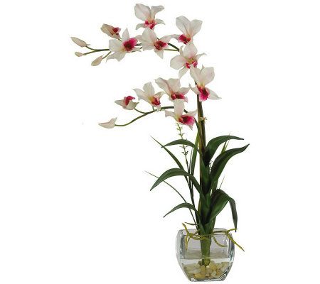 Dendrobium Flower Arrangement by Nearly Natural