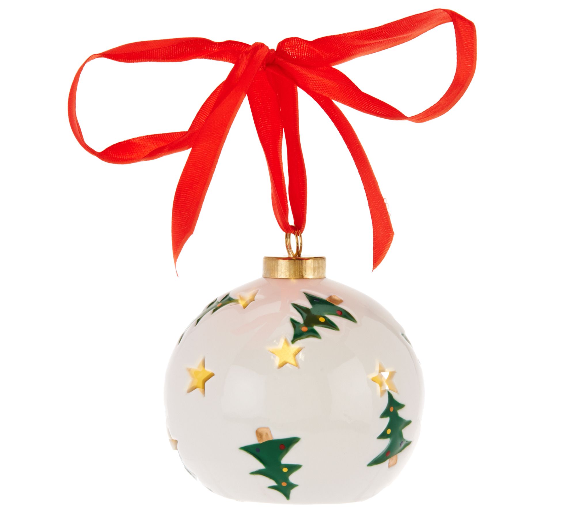 Brand New Details about   Lightscapes Set of 5 Lit Painted Ornaments With Gift Boxes 