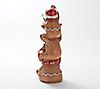 12.5" Stacked Holiday Figure with Light String by Valerie, 2 of 2
