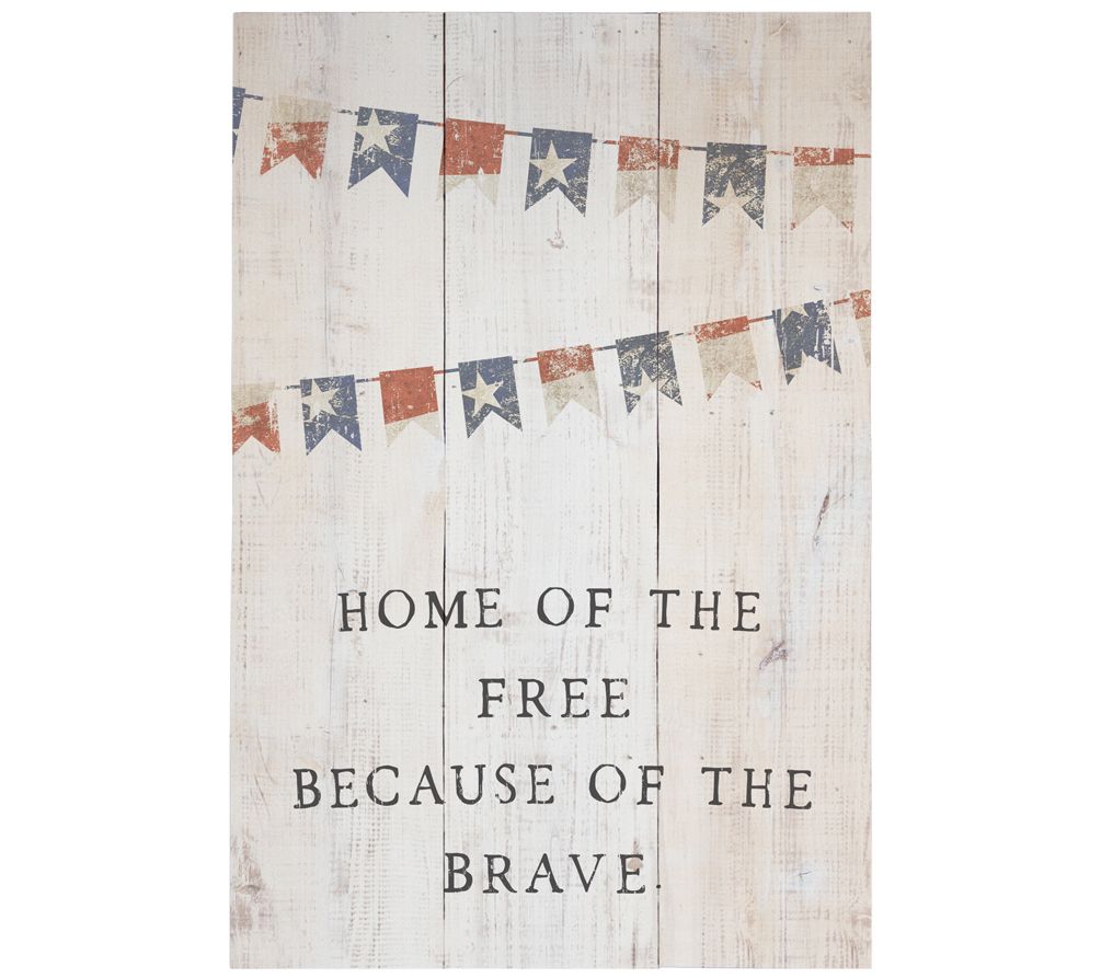 Home of the Free Rustic Pallet by Sincere Surroundings