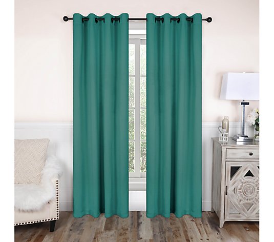 Superior Solid Insulated Blackout Grommet Curtain, 52"x96"