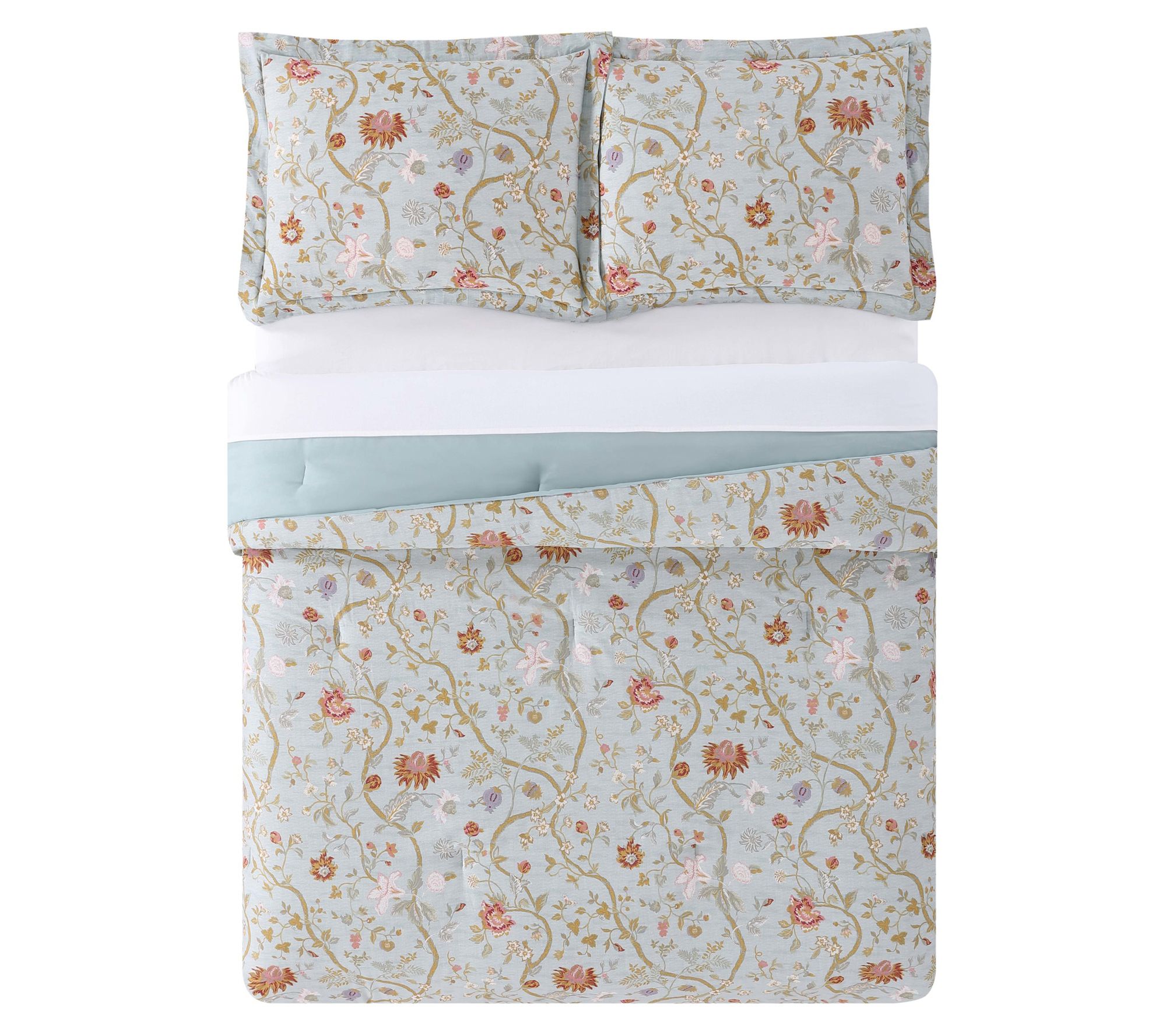 Style 212 Bedford Full/Queen Comforter Set - QVC.com