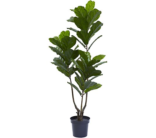 65" Indoor/Outdoor Fiddle Leaf Tree by Nearly Natural