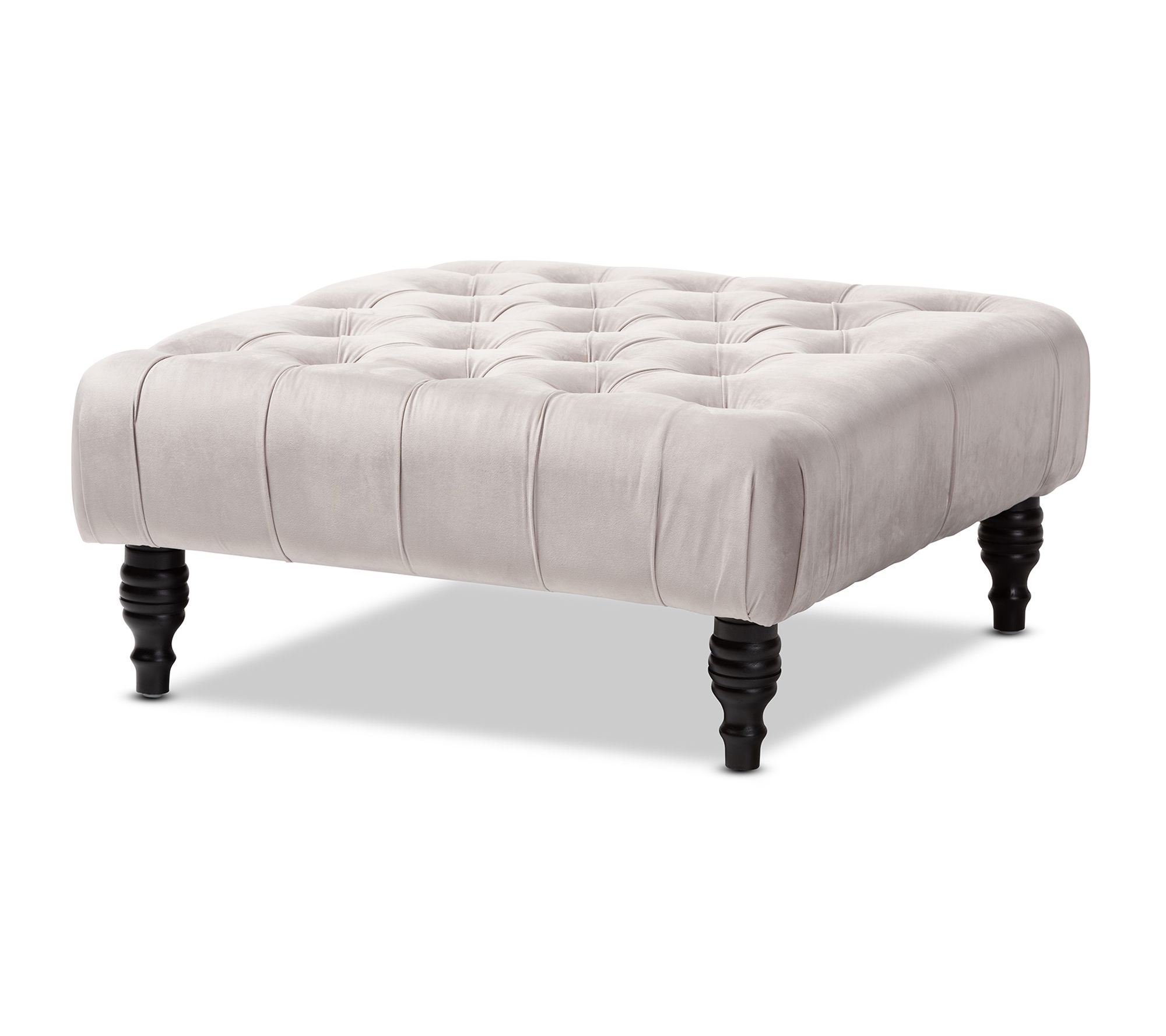 Baxton Studio Keswick Ottoman