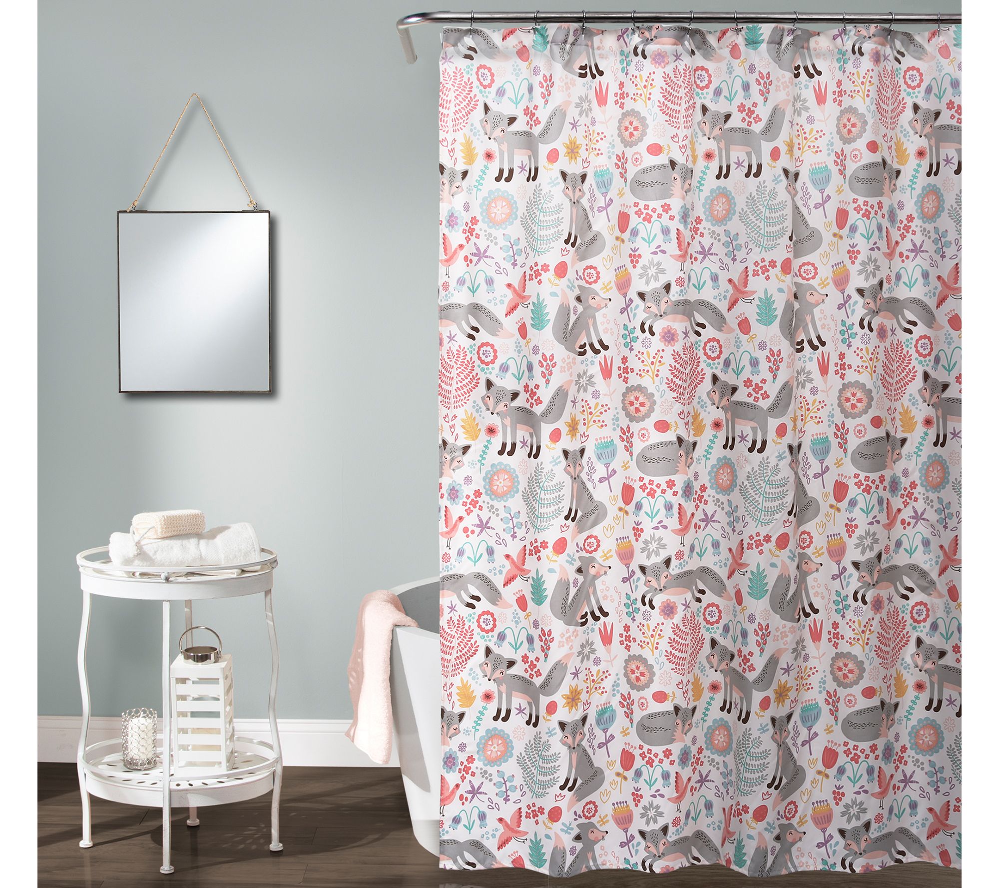 Pixie Fox 72" x 72" Shower Curtain by Lush Decor