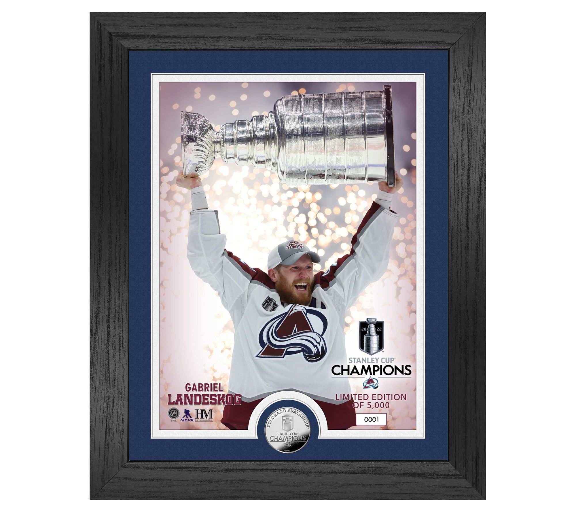 Avalanche 2022 Stanley Cup Champions Legacy Frame