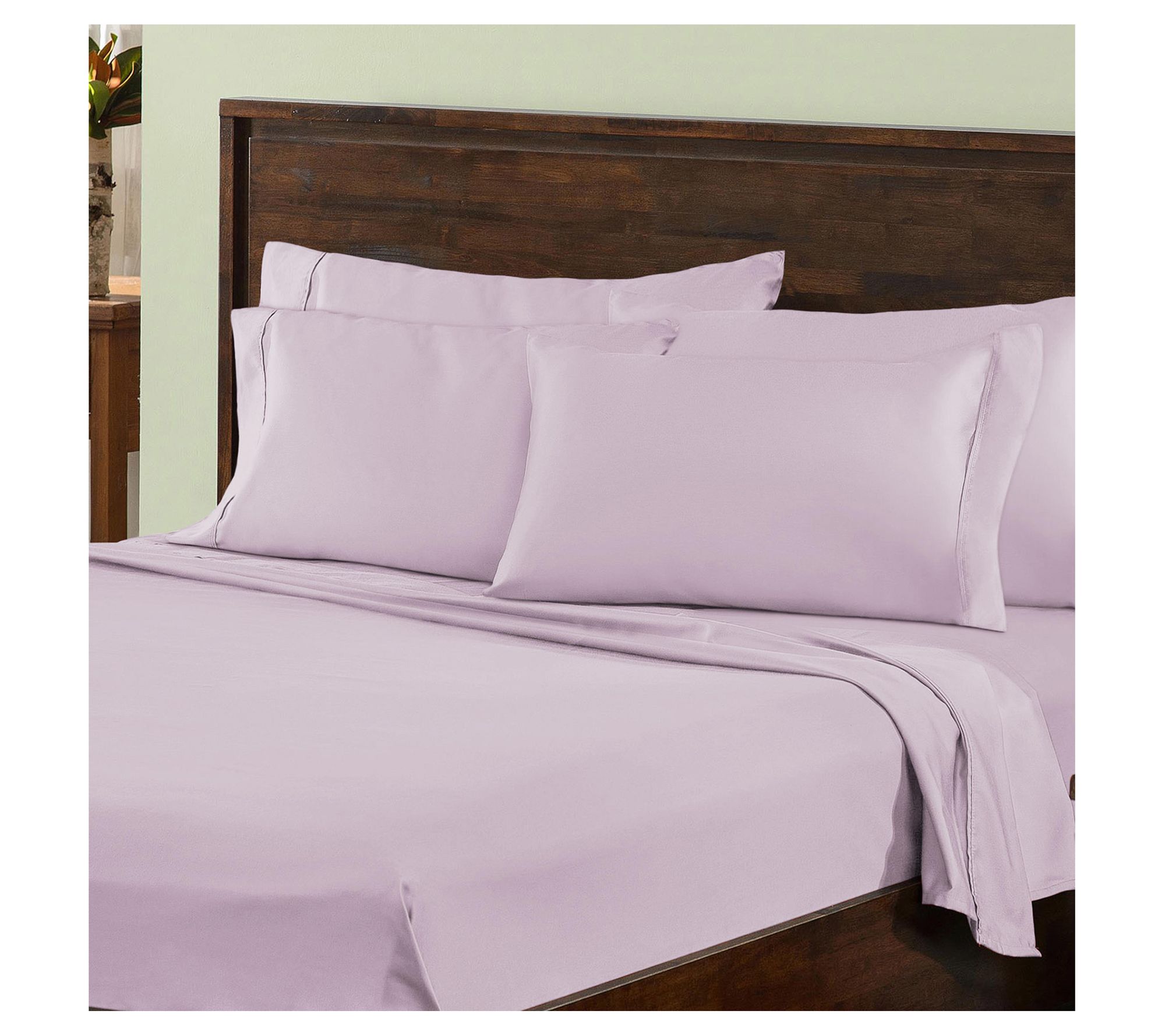 Superior Solid 1000-TC Cotton Blend Sheet Set, Full