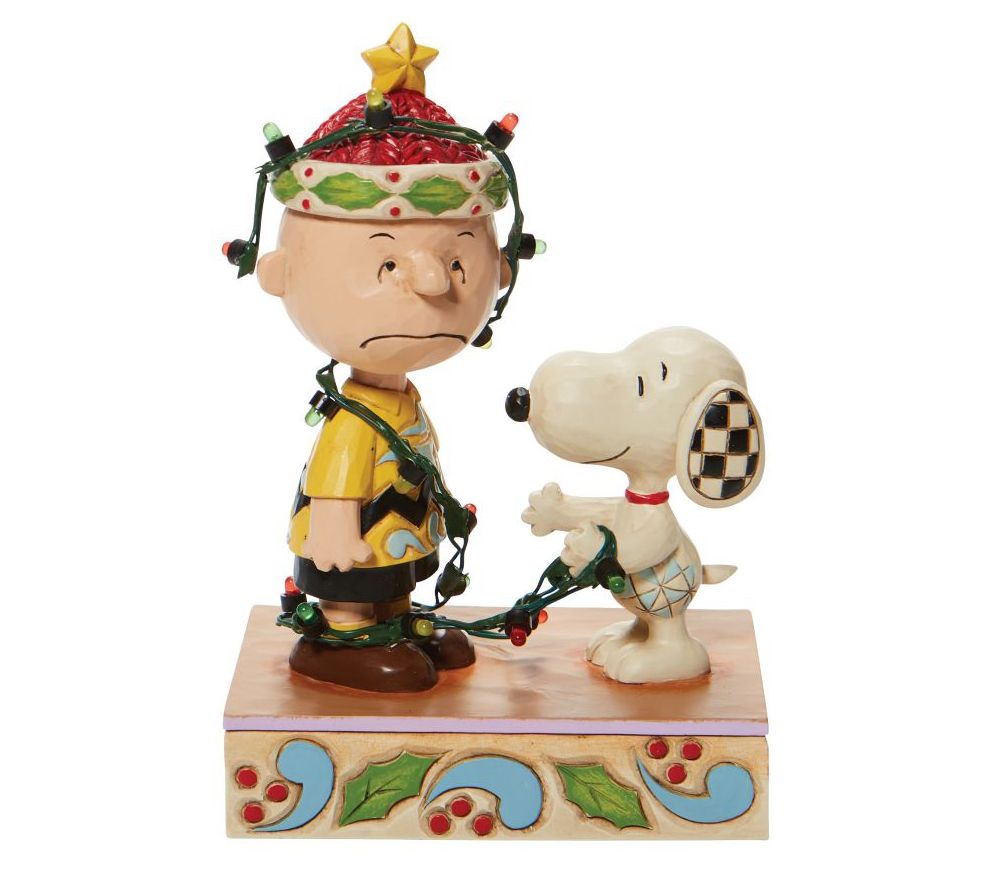 Jim Shore Charlie Brown And Friends Around Christmas Tree, 44% OFF