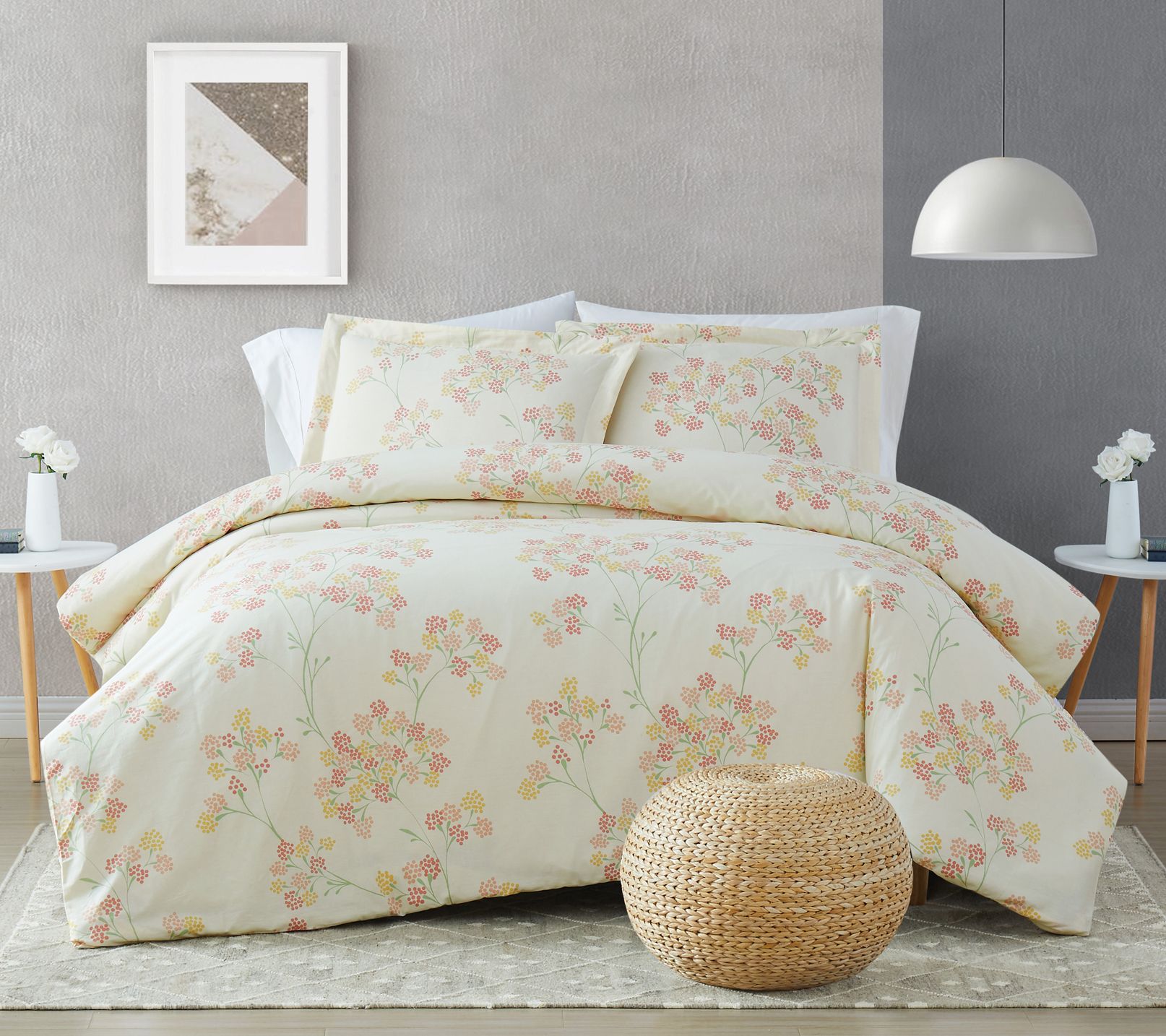 Brooklyn Loom Vivian King Duvet Cover Set