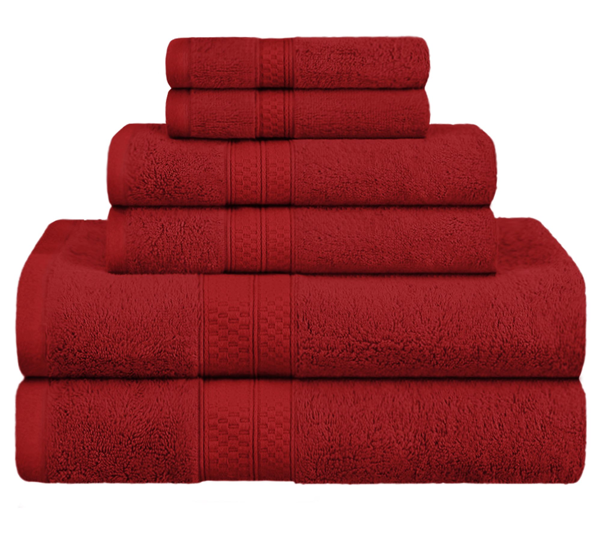 4 Piece Bath Towel Set, Rayon From Bamboo And Cotton, Plush And