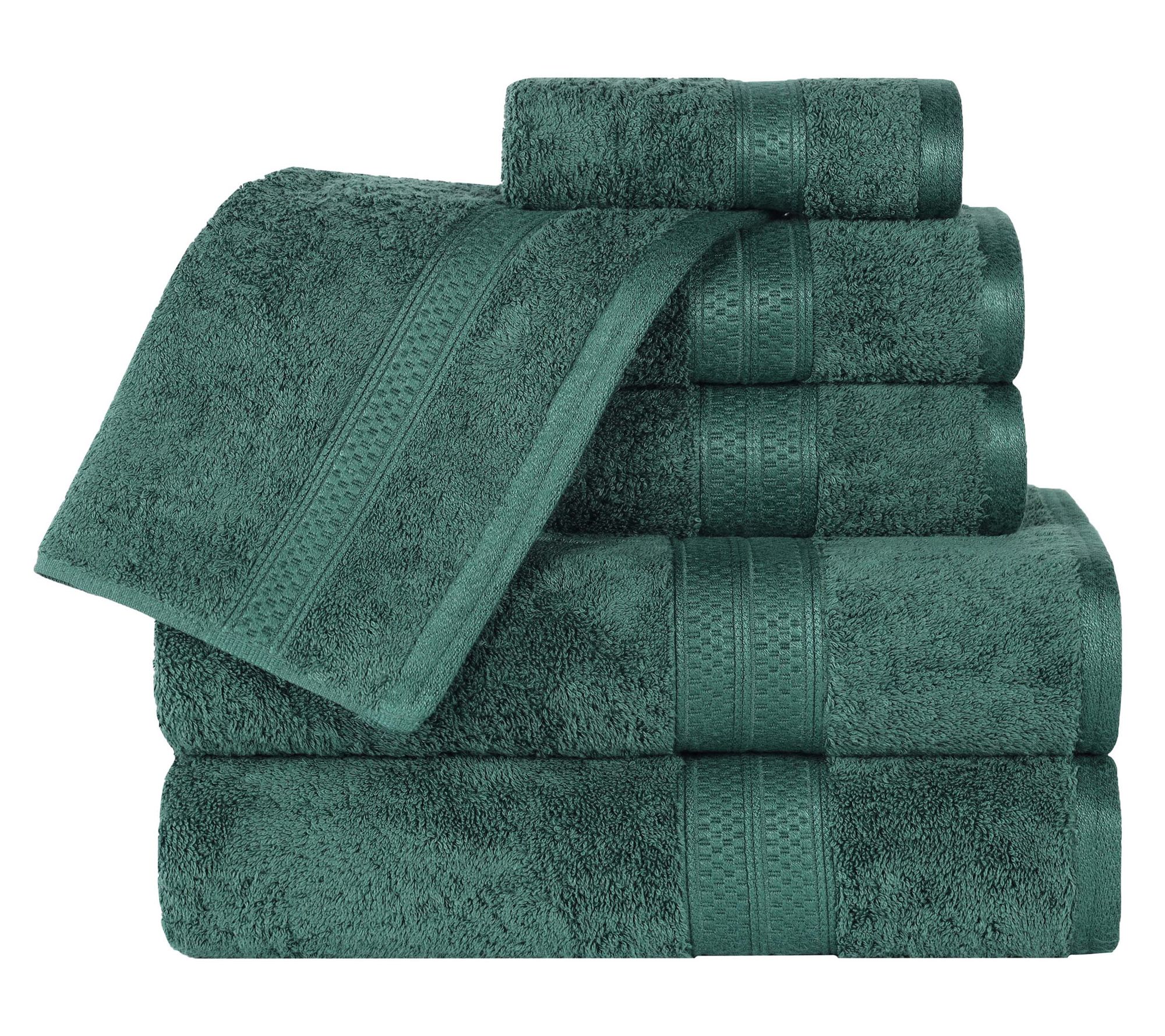 Superior Plush Rayon Made from Bamboo Blend 6PcTowel Set