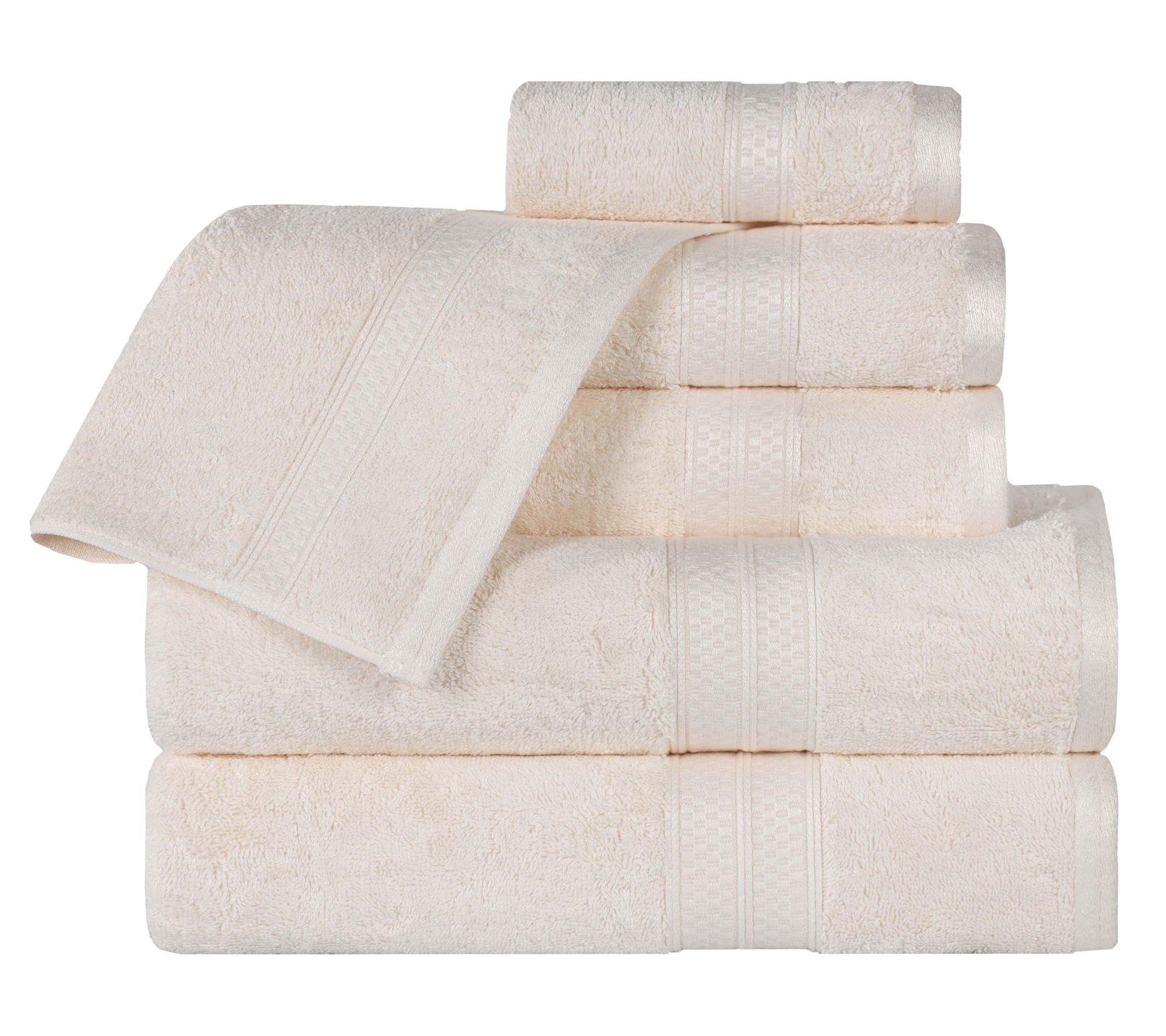 Superior Plush Rayon Made from Bamboo Blend 6PcTowel Set