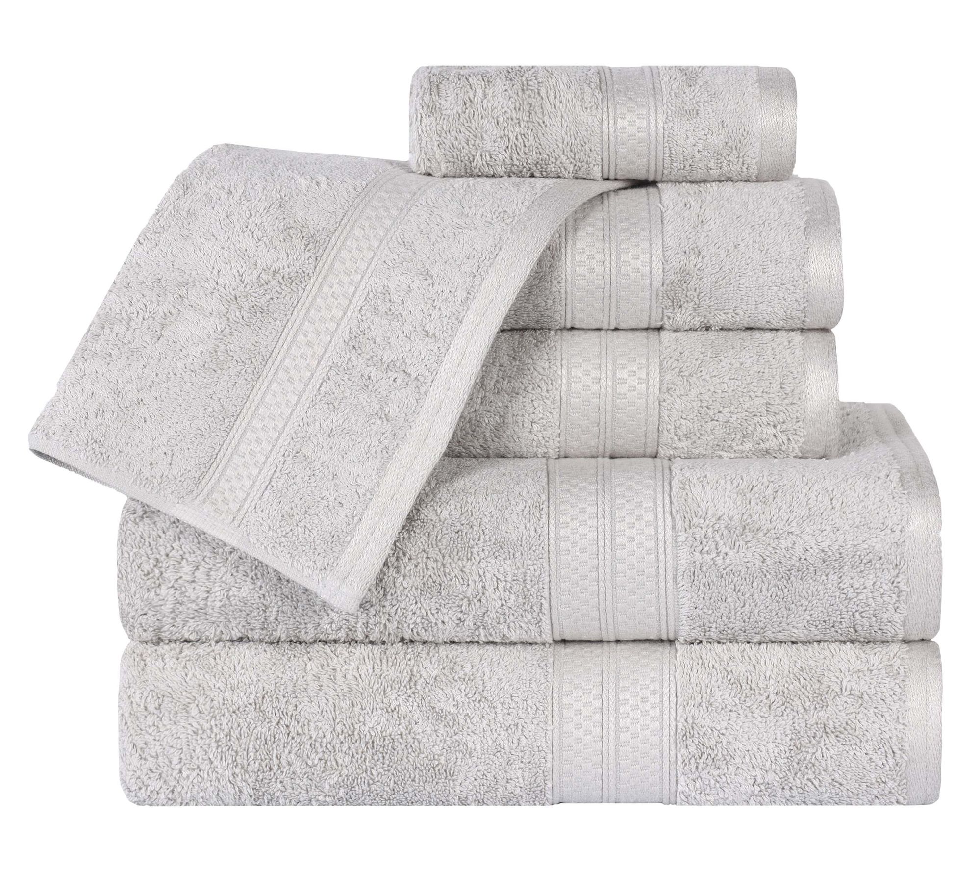 Superior Plush Rayon Made from Bamboo Blend 6PcTowel Set