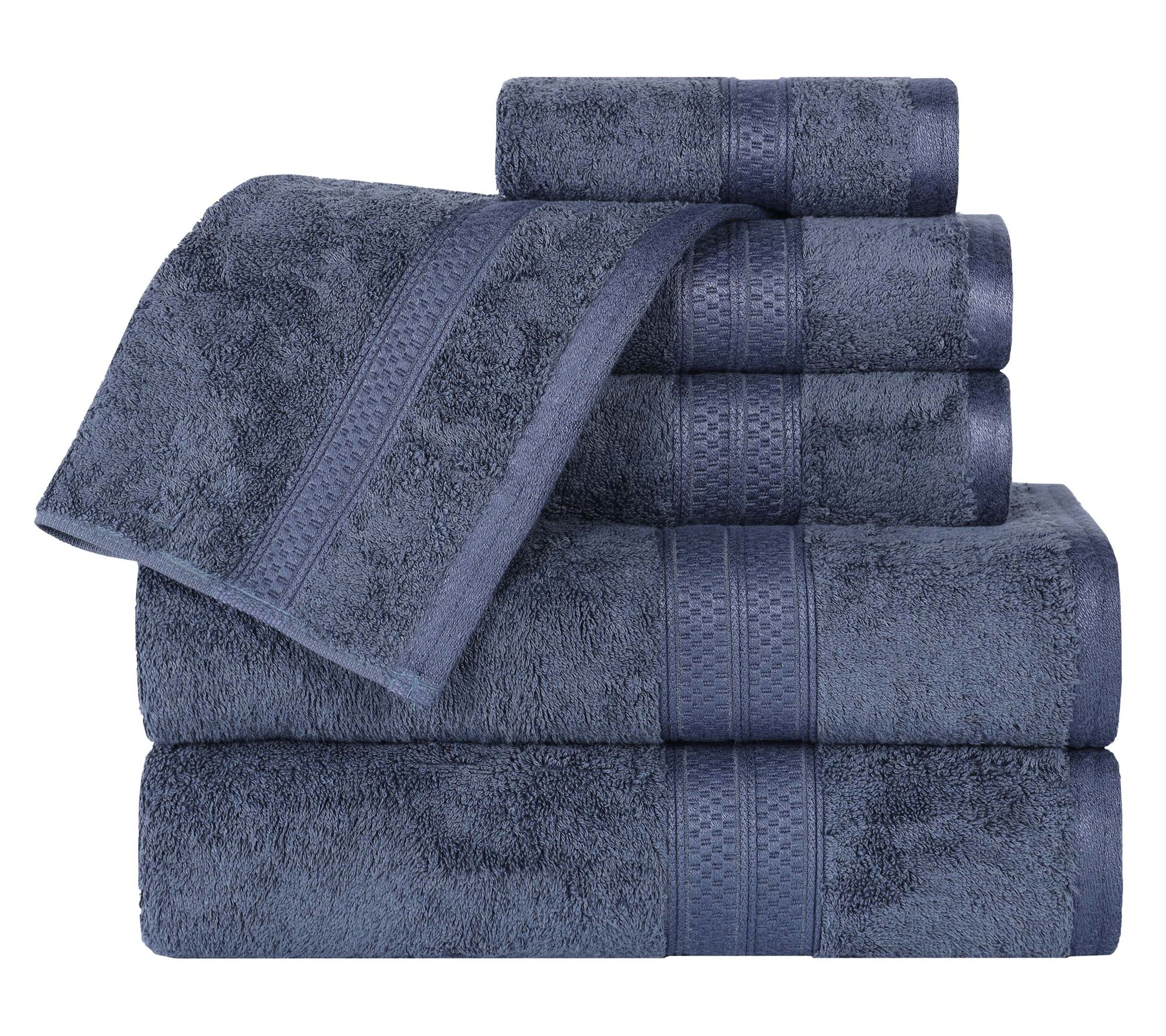 Superior Plush Rayon Made from Bamboo Blend 6PcTowel Set