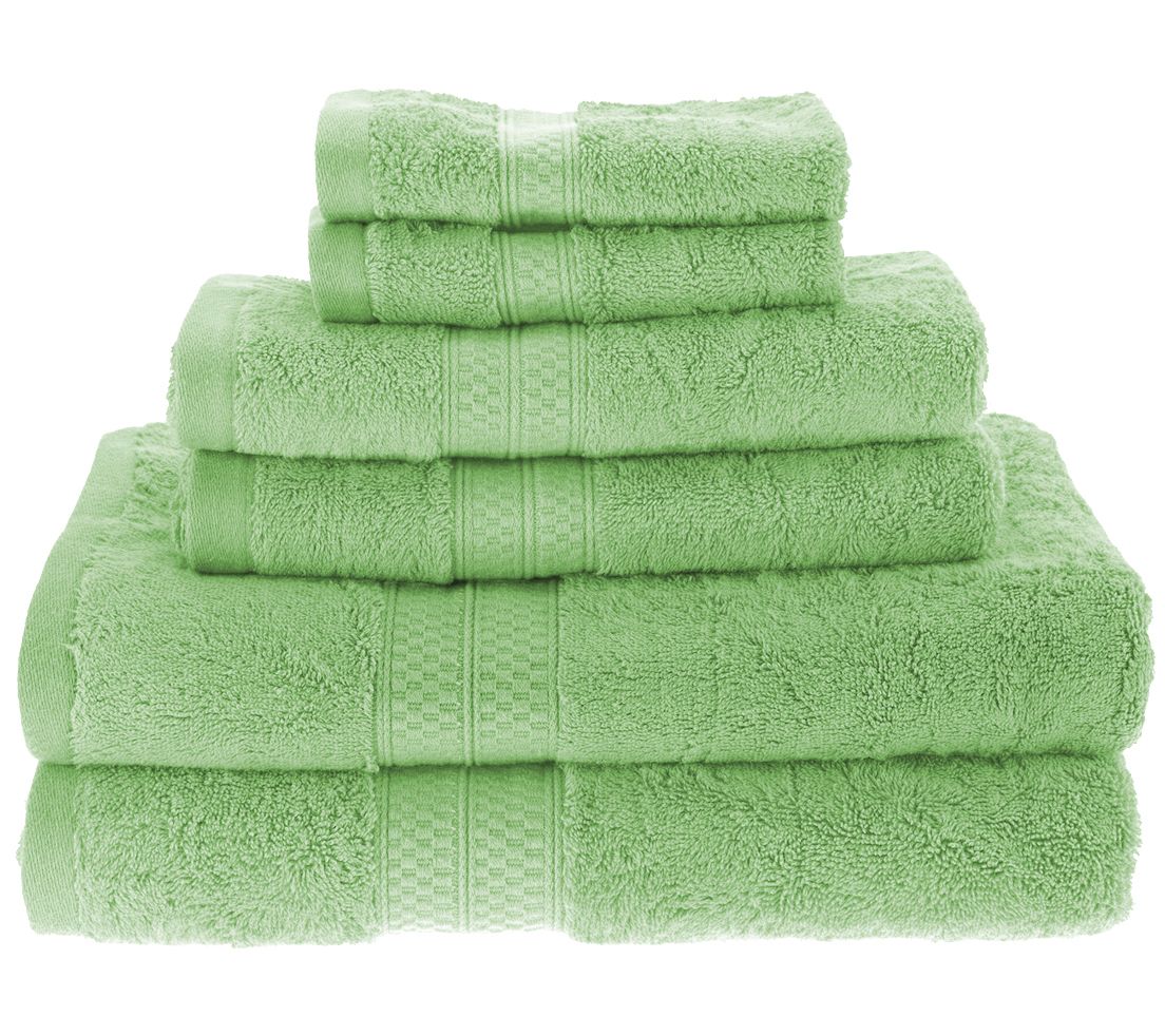 Superior Plush Rayon Made from Bamboo Blend 6PcTowel Set