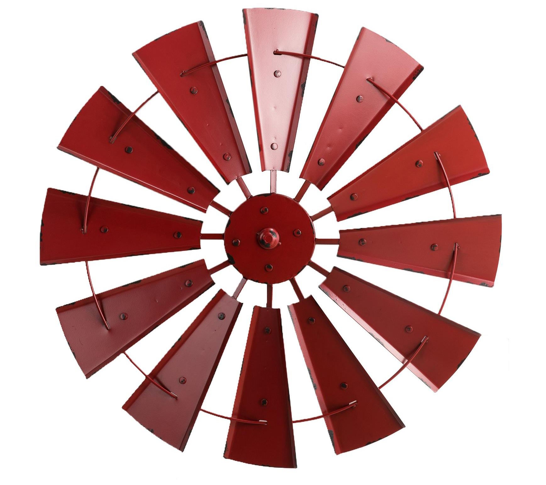 Glitzhome Metal Galvanized Wind Spinner Wall Hanging - Medium