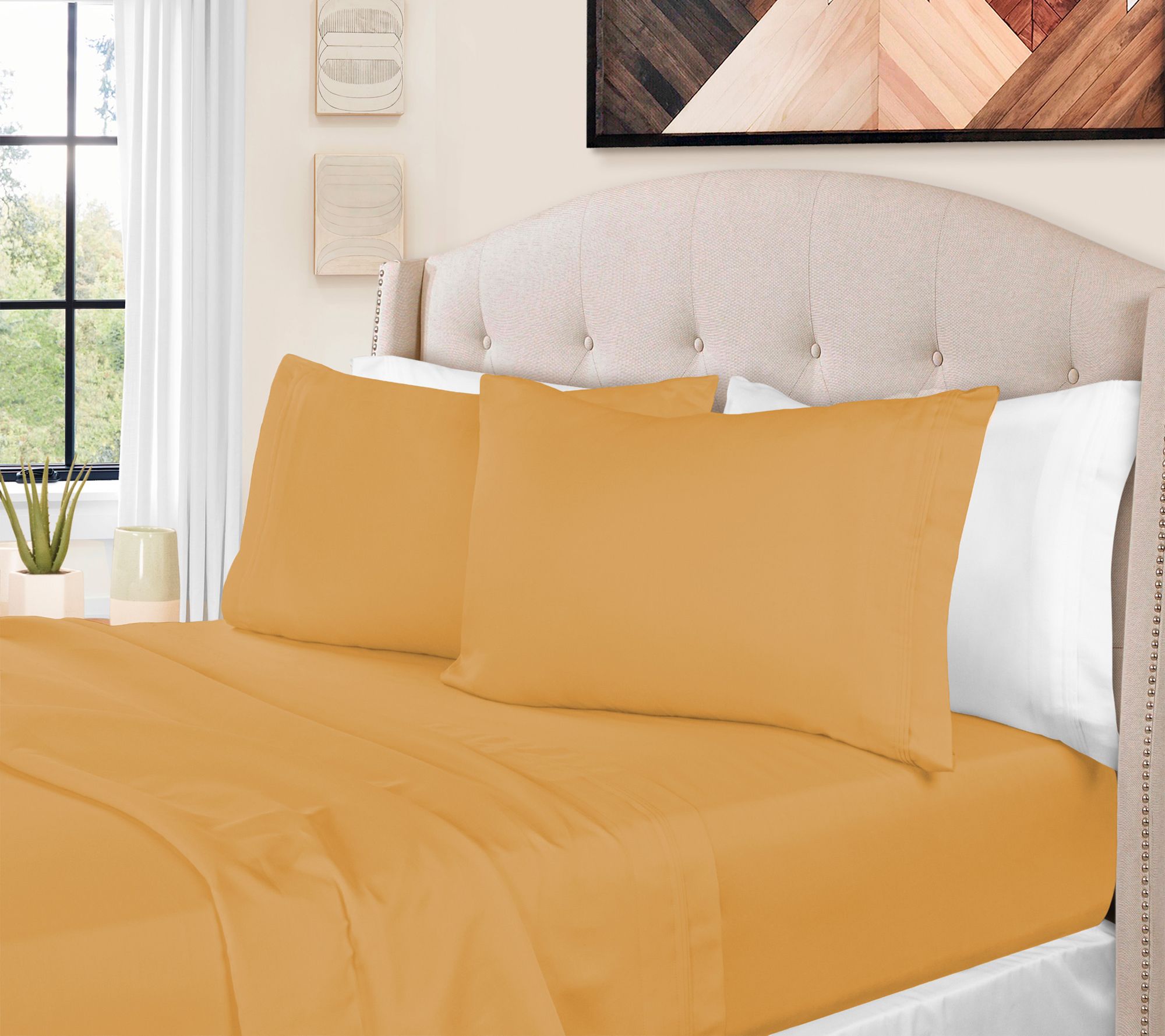 Superior 1500-TC Egyptian Cotton 4-Piece SheetQueen