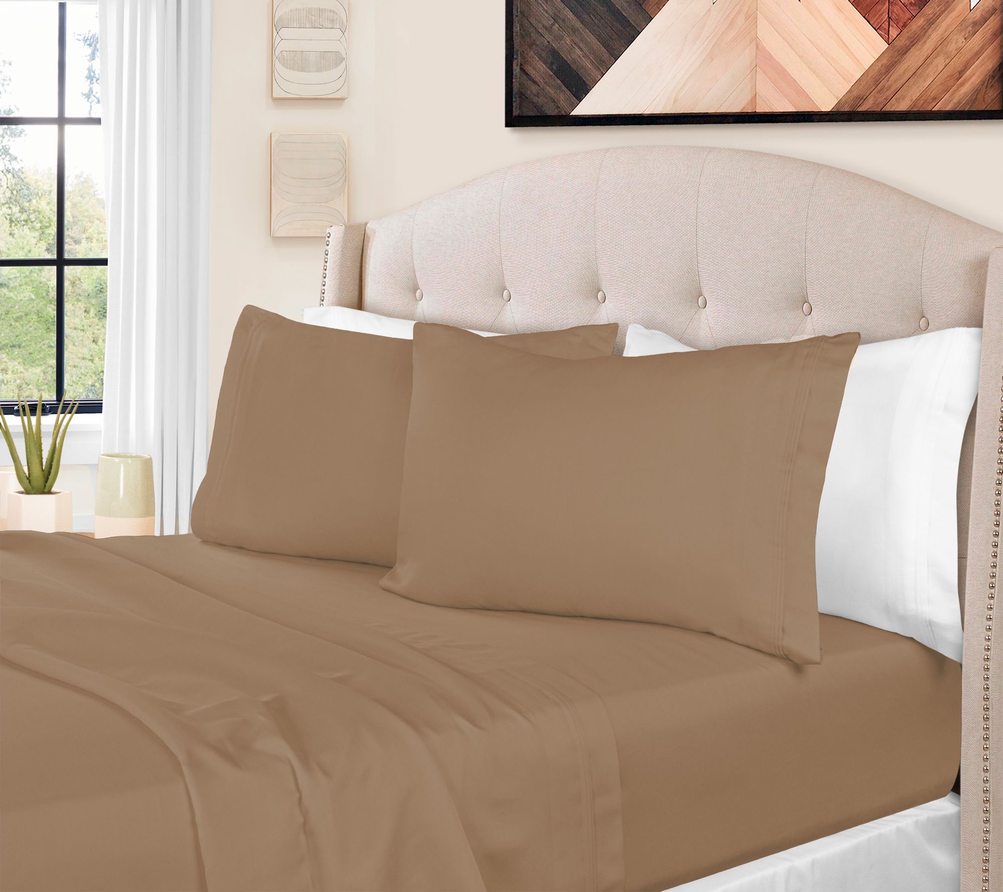 Superior 1500-TC Egyptian Cotton 4-Piece SheetQueen