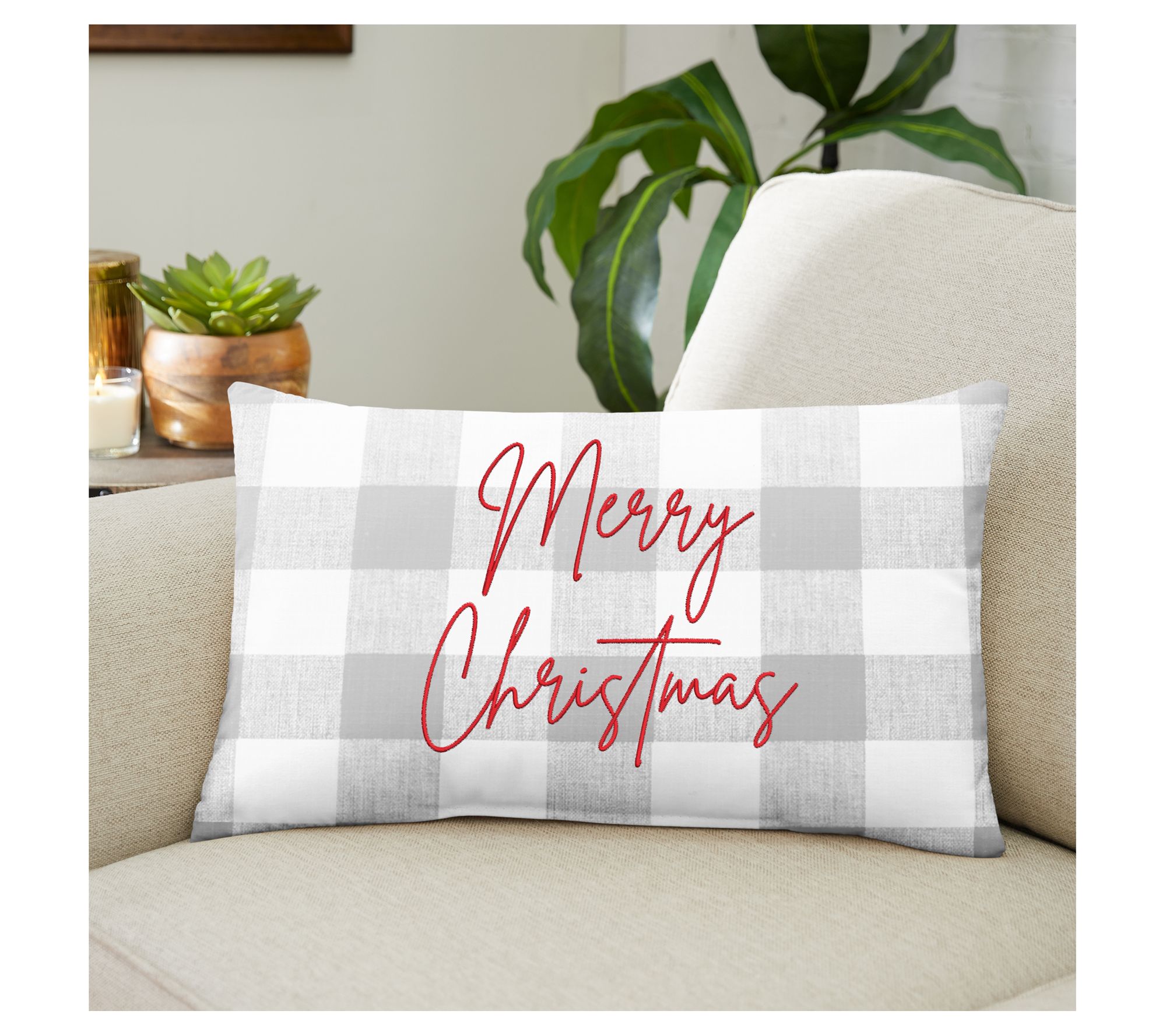 Safavieh Merry Christmas Pillow