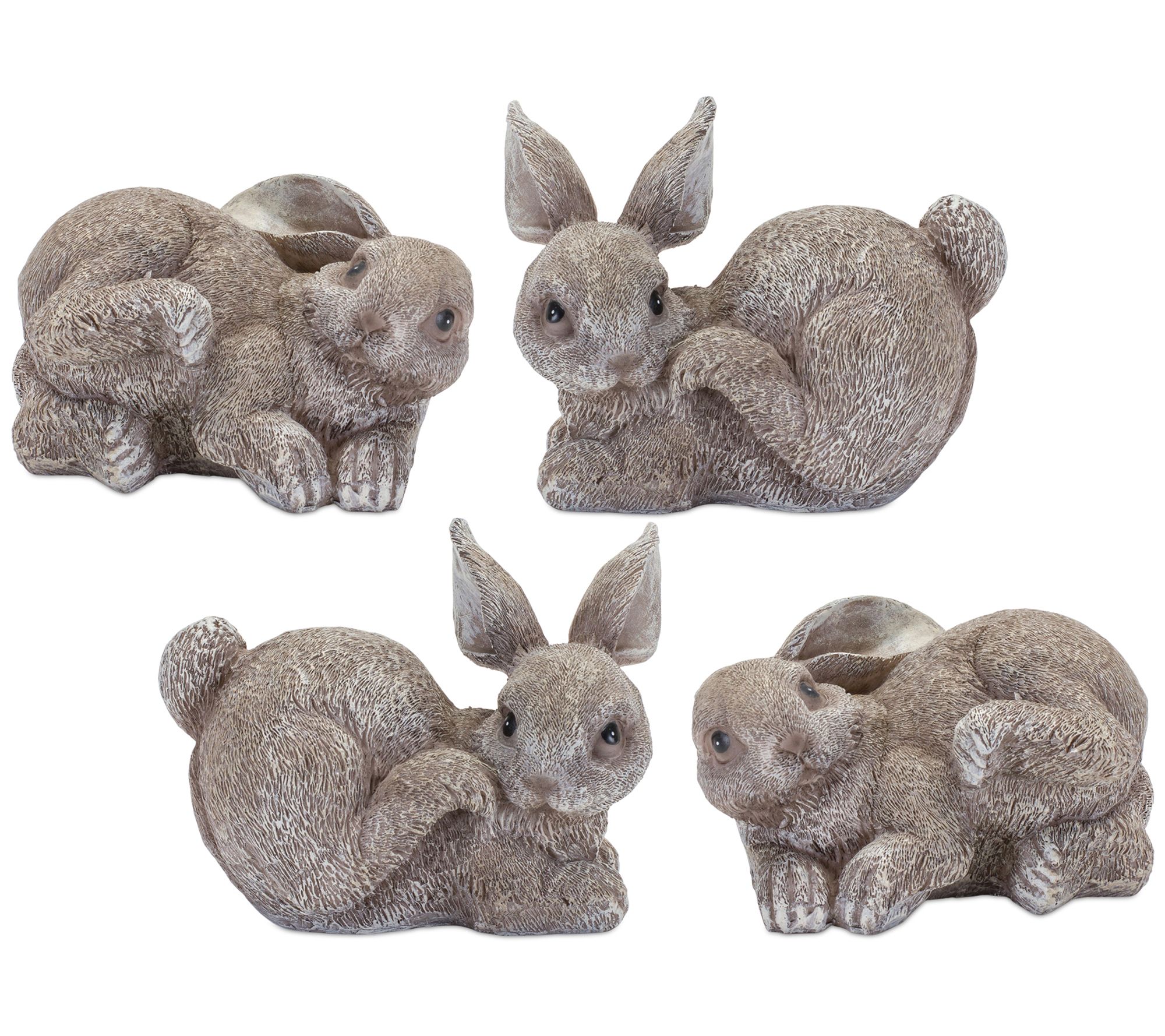 Melrose Garden Bunny Figurines - Set of Four