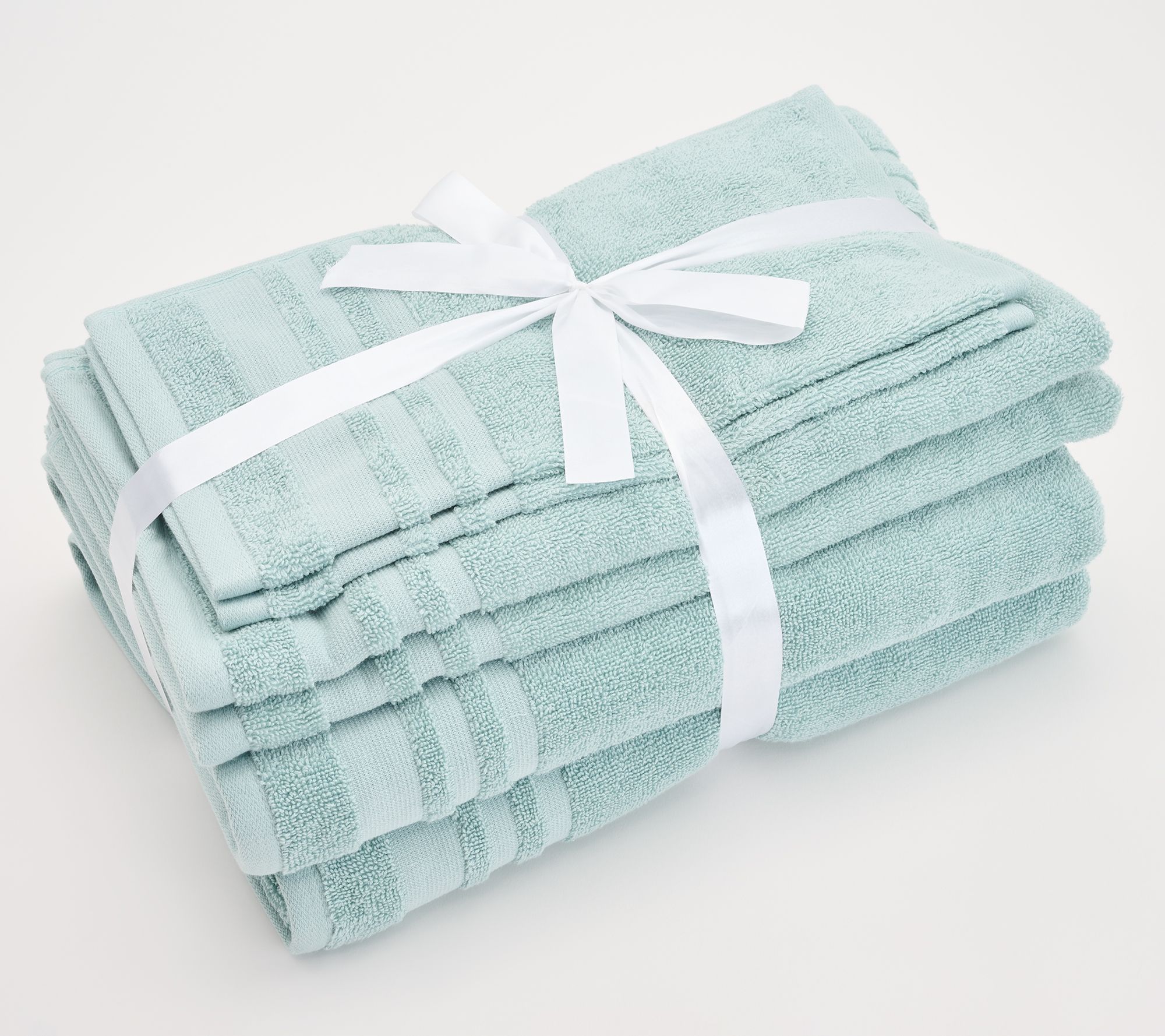 Home Reflections Plaid Sculpted 6Piece Towel Set