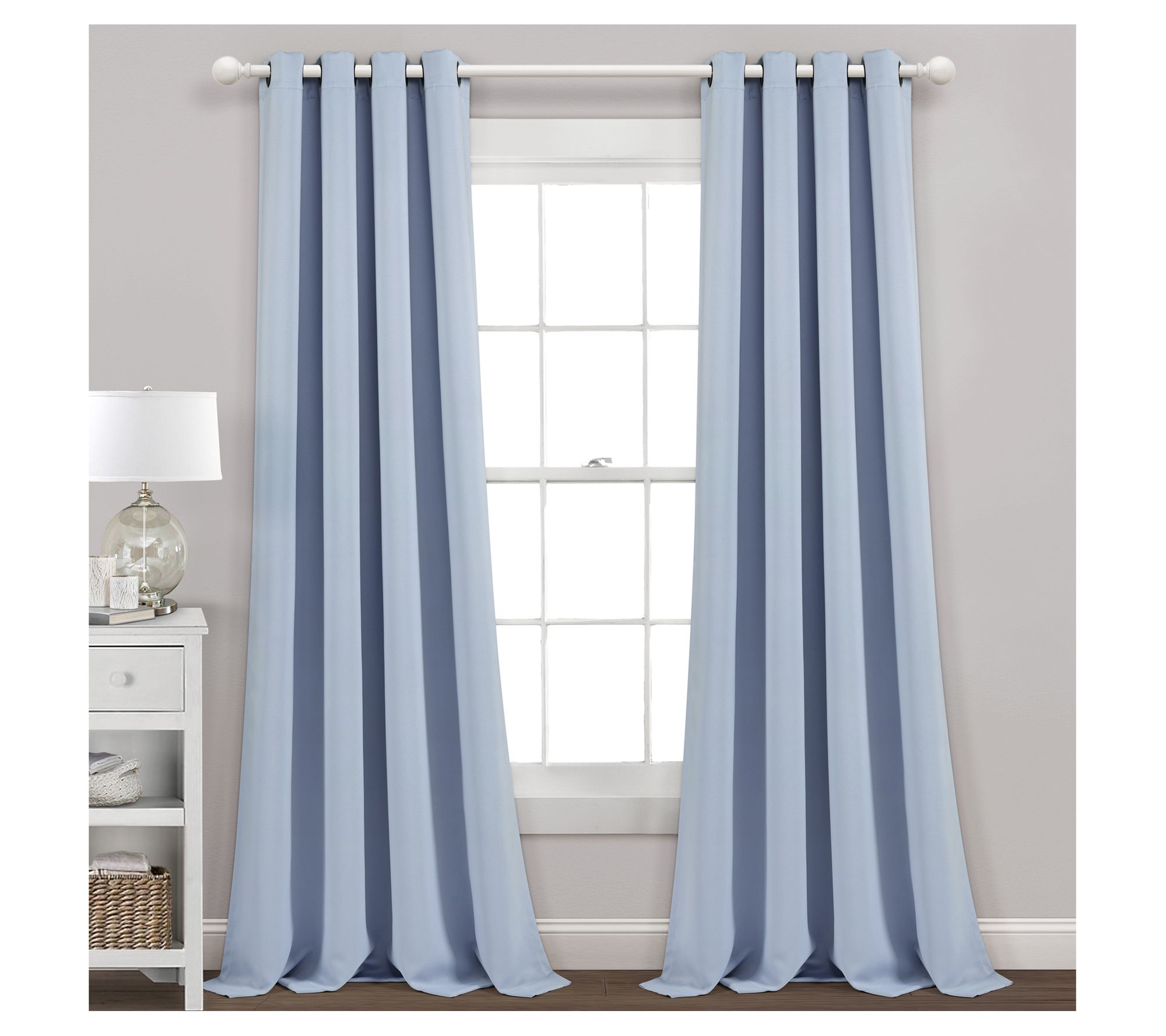 Lush Decor Blackout 52X84 Window Curtain Panels